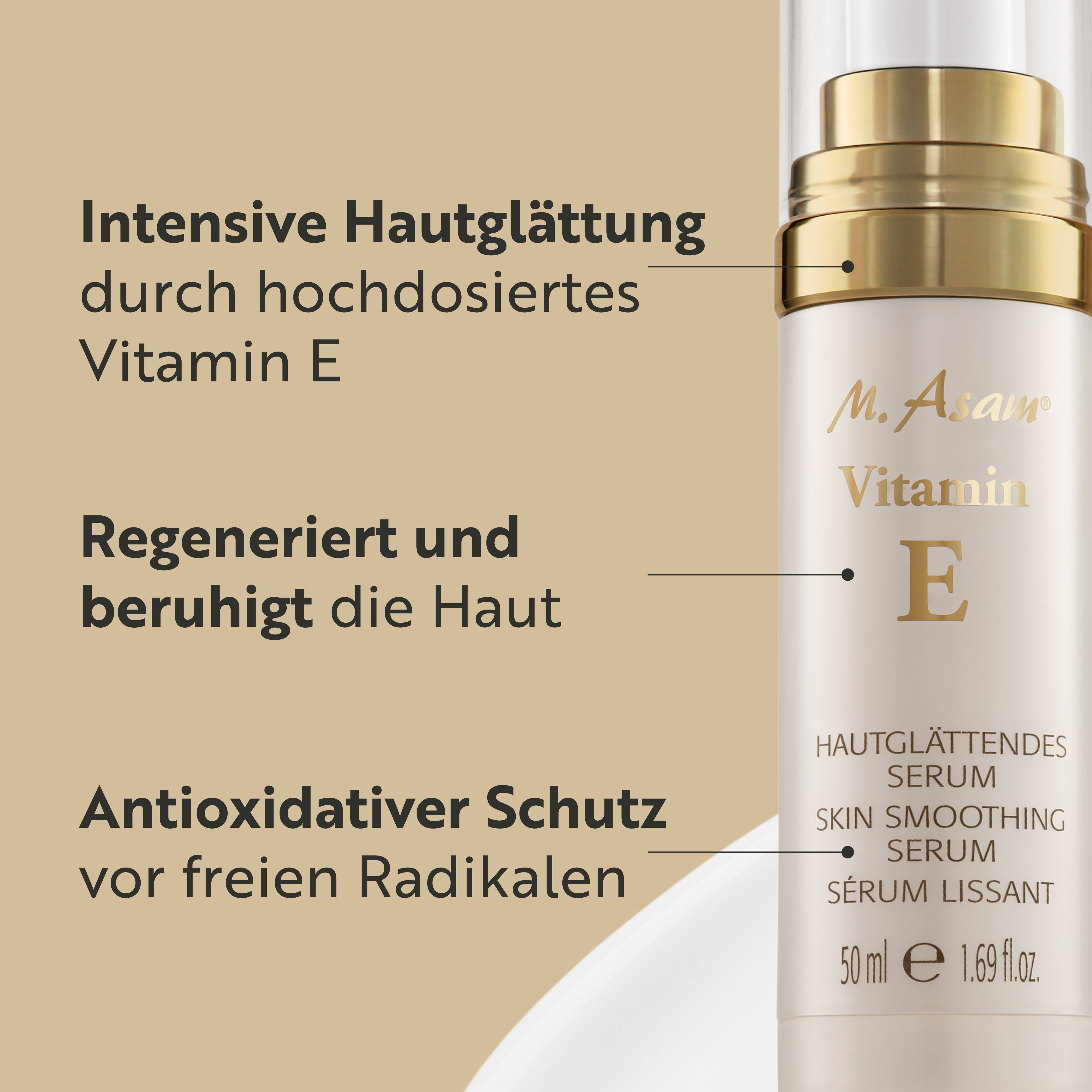 asambeauty Gesichtsserum Hautglättendes Serum