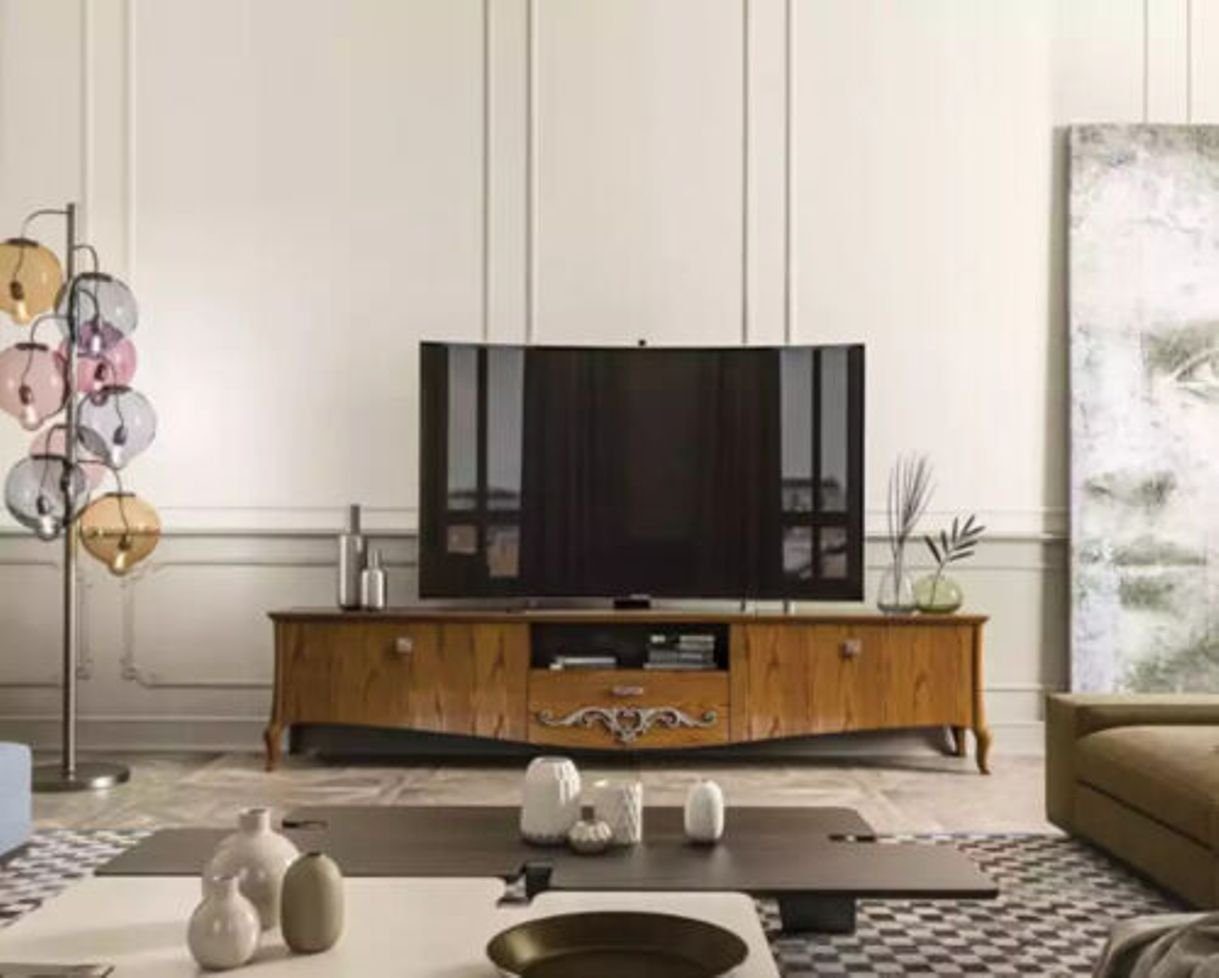 JVmoebel TV-Schrank Braun TV-Ständer rtv Wohnzimmer Design TV-Schrank Holz Italien Neu (1-St., Nur TV-Ständer) Made in Italy