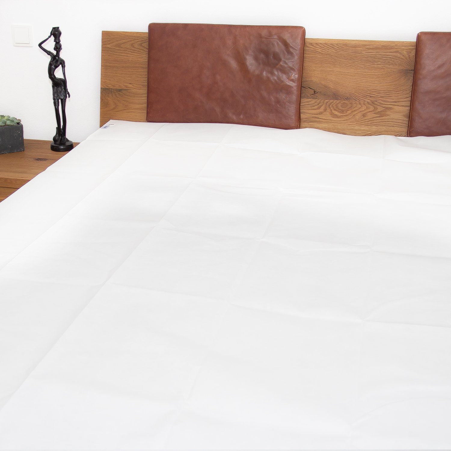 alfda Bettlaken Allergiker Reiselaken aus Evolon, Mikrofaser, Gummizug: ohne, (1 Stück), 2 Größen erhältlich: 150 x 250 cm / 220 x 200 cm