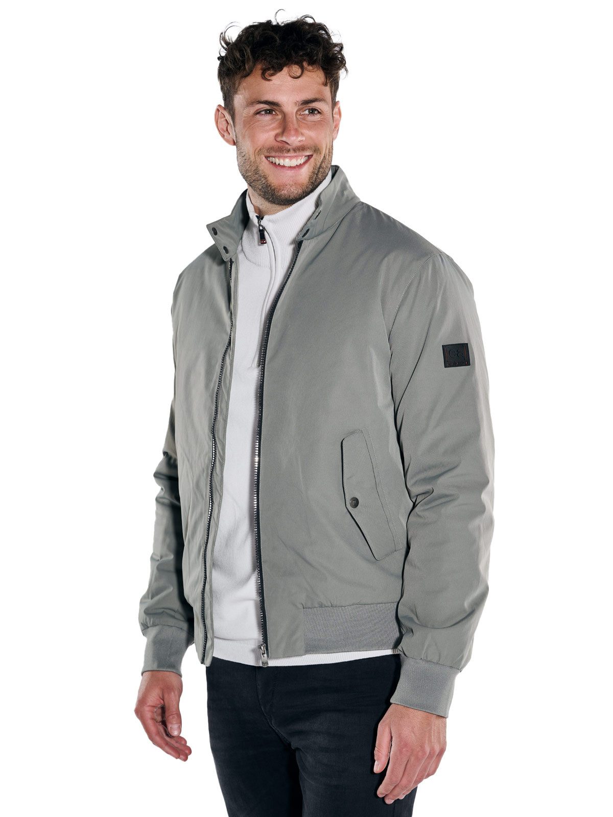 emilio adani Steppjacke emilio adani Herren Übergangsjacke regular, Hellgru günstig online kaufen