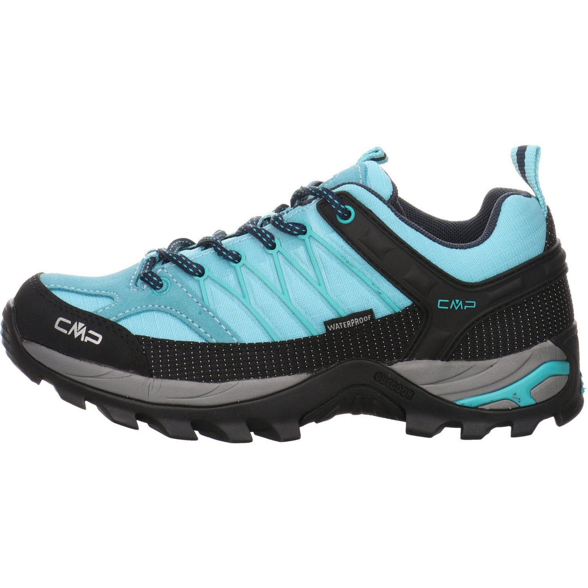 CMP Damen Schuhe Outdoorschuh Low Outdoor Synthetikkombination kombiniert Rigel Outdoorschuh blau mit