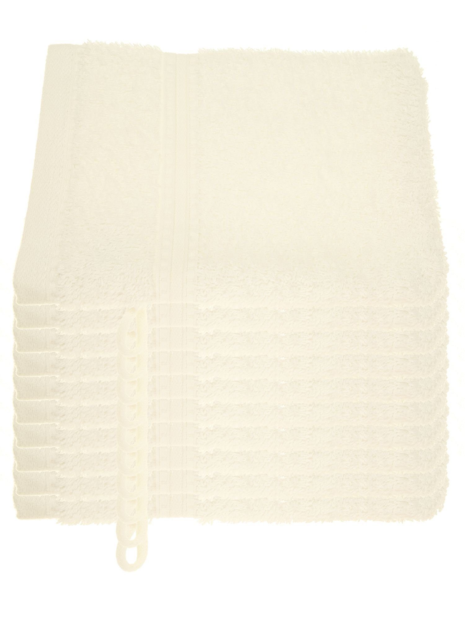 Julie Julsen Handtücher 10-Handtücher-Weiss, Bio-Baumwolle (10-St) günstig online kaufen