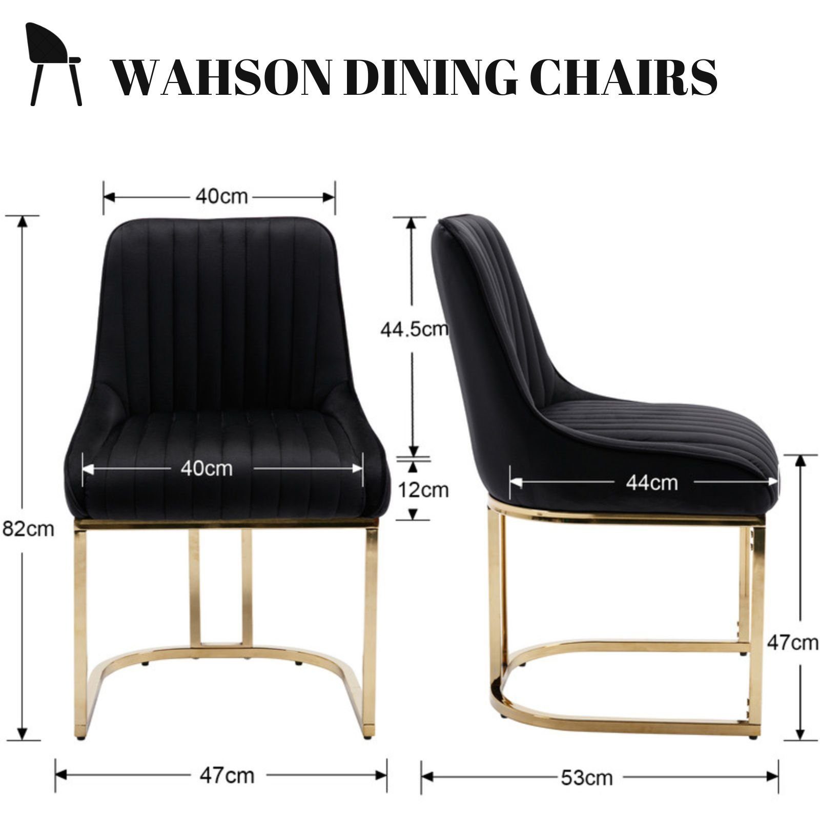 WAHSON OFFICE CHAIRS Esszimmerstuhl 2er Set günstig online kaufen
