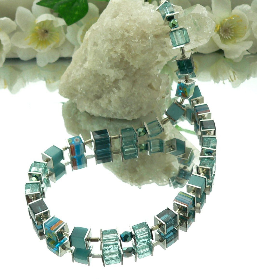 traumschmuck Collier 092a Collier Halskette Würfel günstig online kaufen