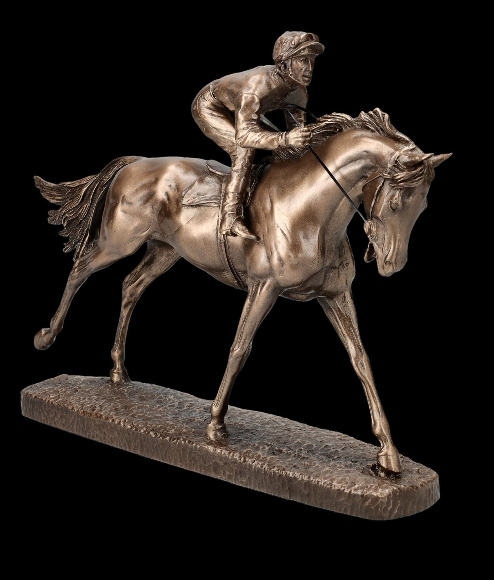 Favourite The Jockey Dekofigur Figur - Pferd Shop Reiter auf Figuren Tierfigur GmbH - - Dekofigur