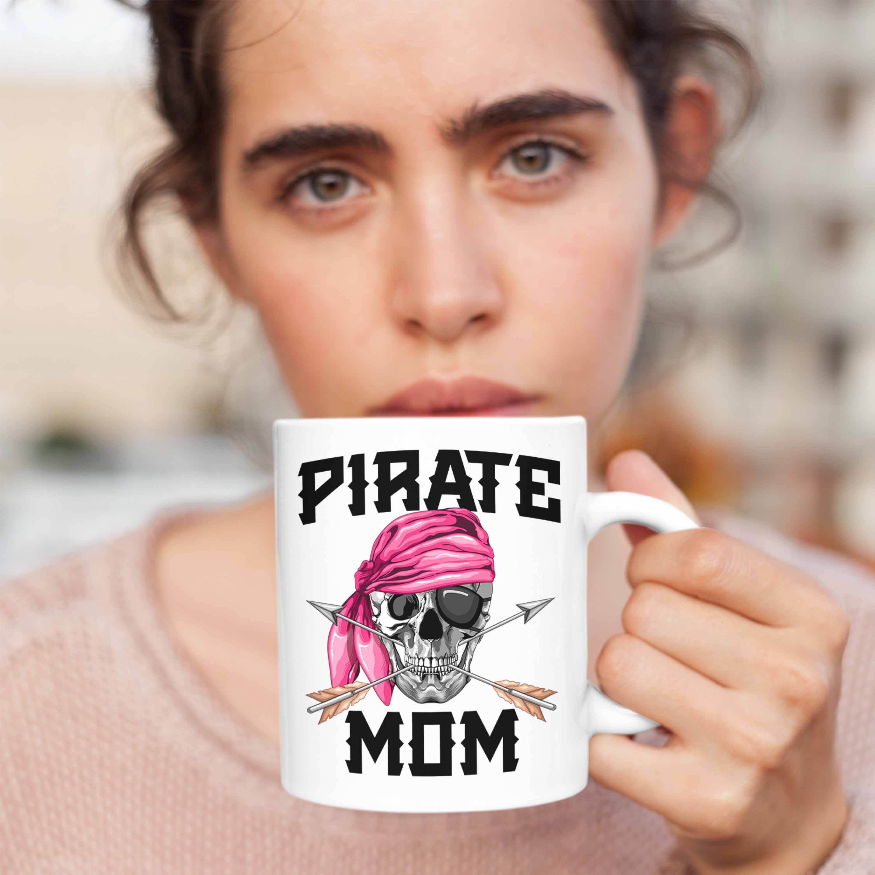 Mutter Muttertag Geschenk Tasse Pirate Weiss Trendation eine für Tasse Mom Piraten