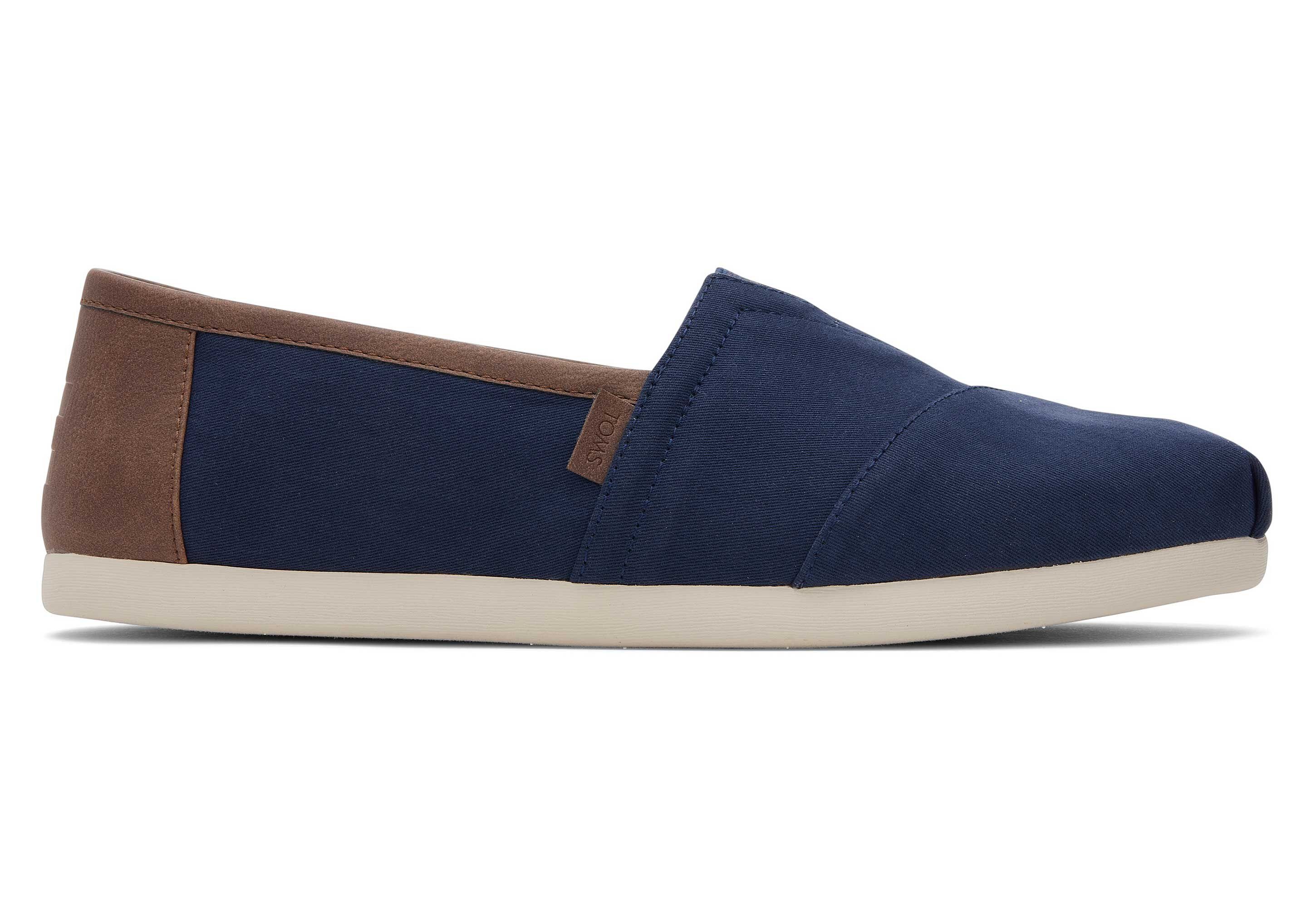 TOMS Alpargata mit Besatz aus veganem Leder Grün Slipper