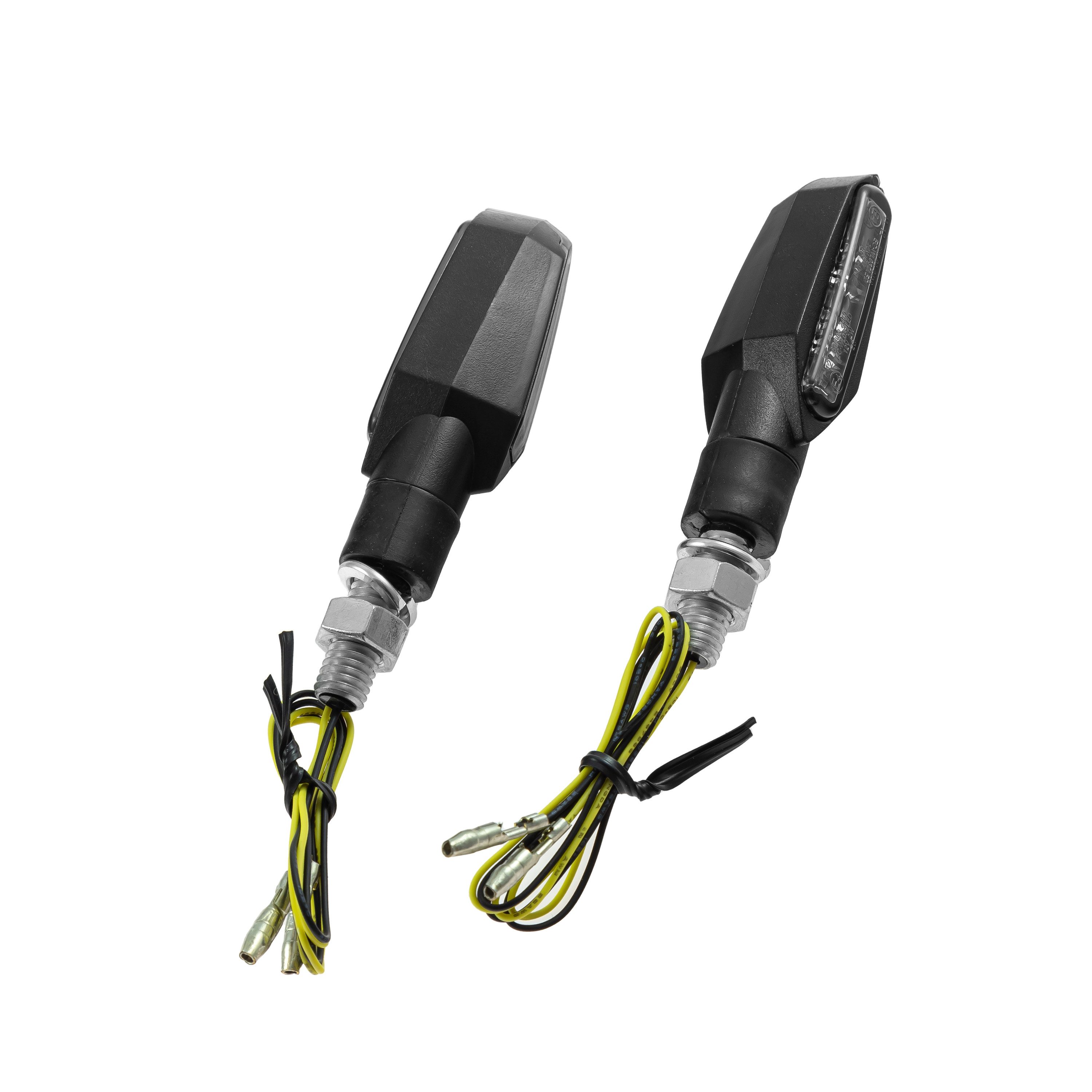 IBEX Blinker Blinker Slight schwarz getönt M8 vorne hinten 2 Stück