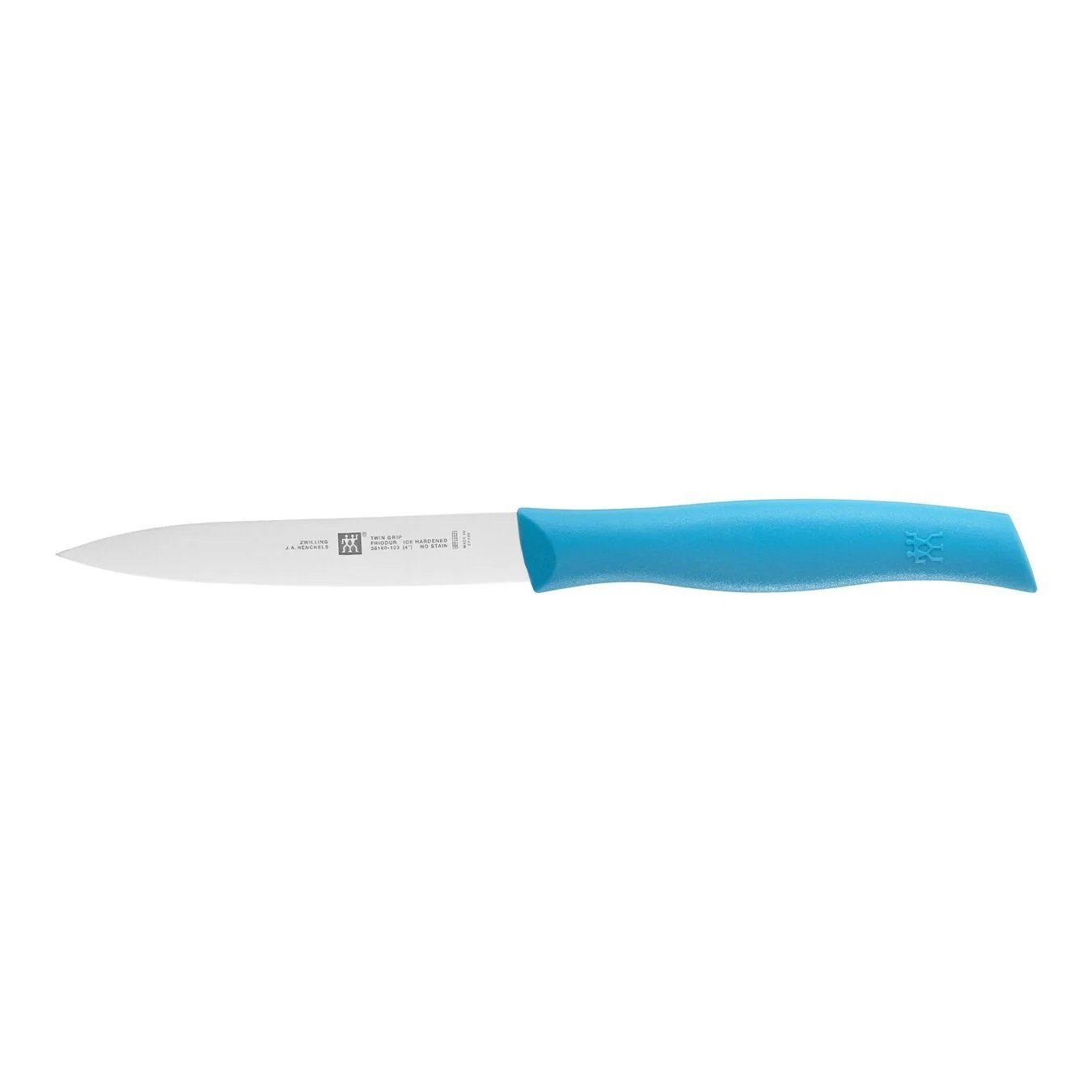 Zwilling Spickmesser ZWILLING TWIN Grip Spick & Garniermesser 10 cm, Blau Edelstahl