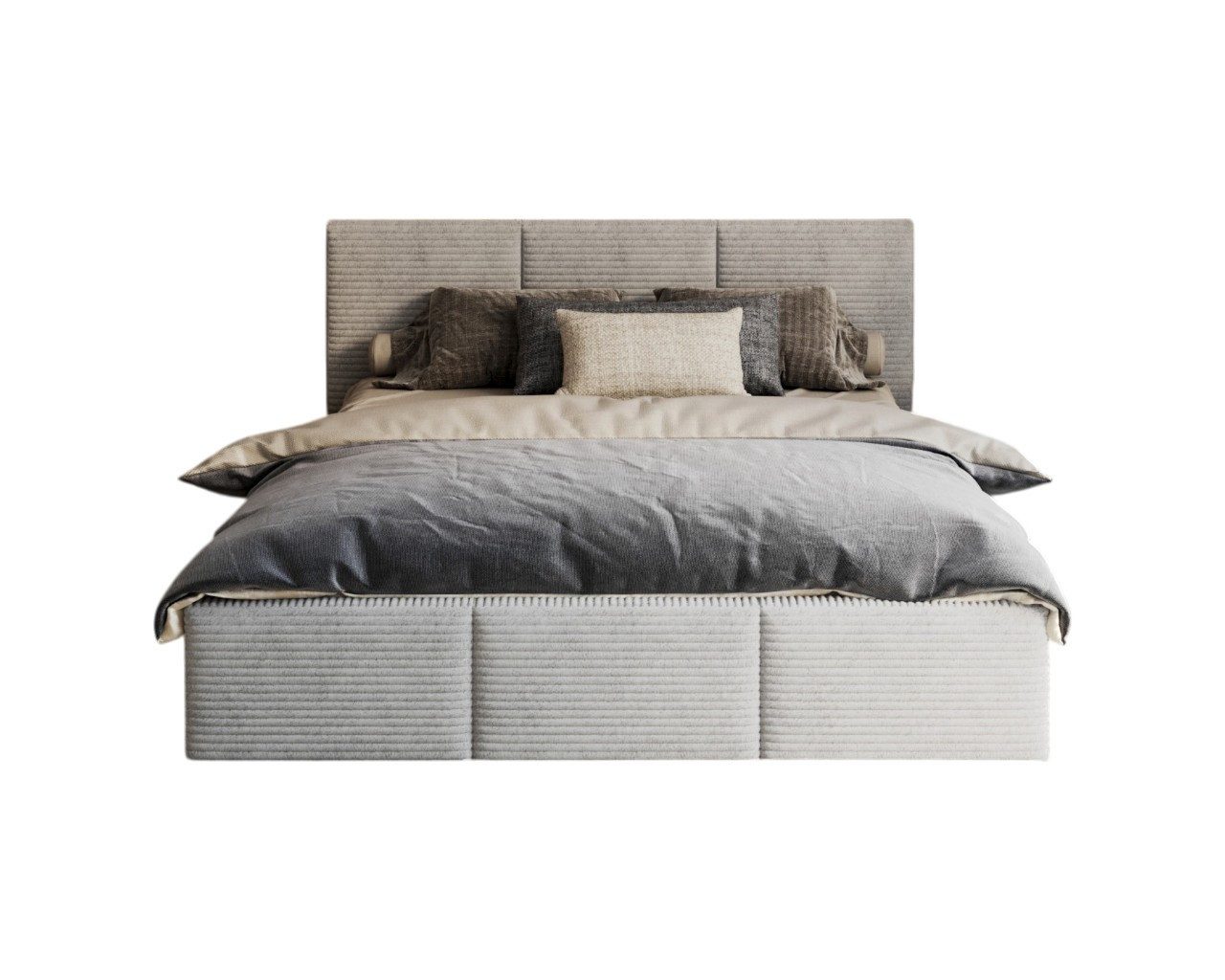 thematys Polsterbett mit Bettkasten Stauraumbett, aus hochwertigem CORD Sto günstig online kaufen