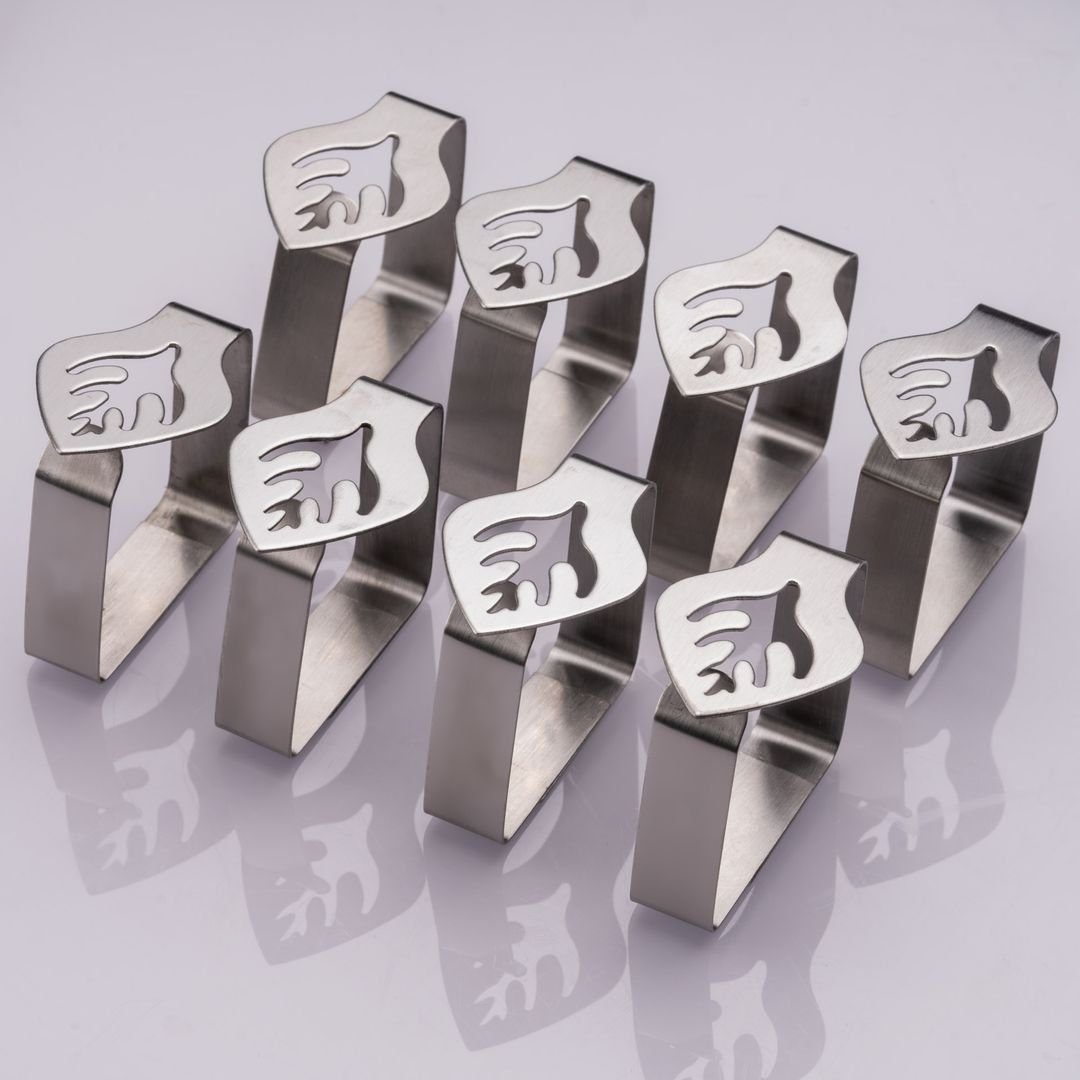 laro Tischklammer laro 8-32 Stück Premium Qualität Tischtuchklammern Edelstahl, (16-St)