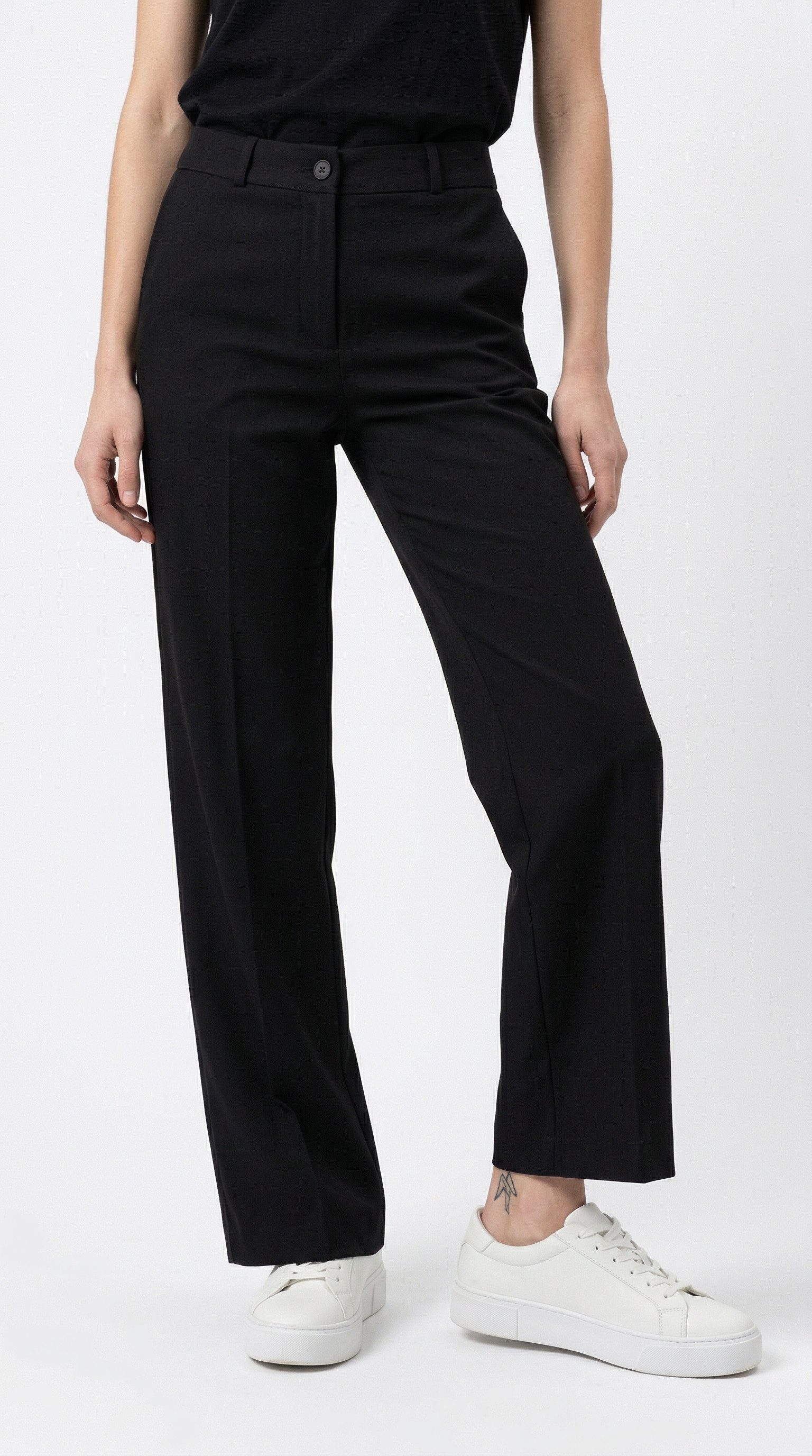 FREEQUENT Stoffhose FQSOLVEJ-PANTS mit geradem Bein und aus Viskose günstig online kaufen