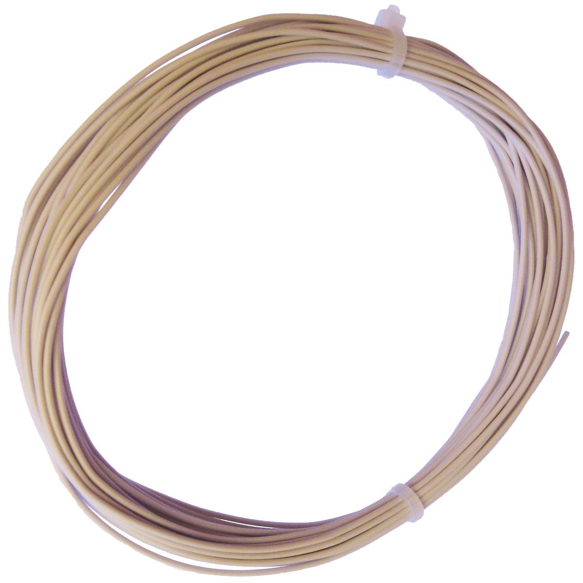 world-trading-net 10m Litze flexibel weiß 0,25mm² - Ø1,3mm Elektro-Kabel