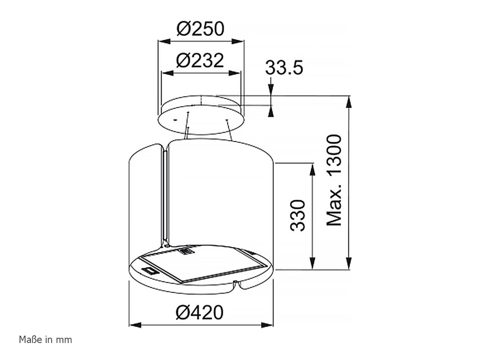 FRANKE Deckenhaube, 42 cm