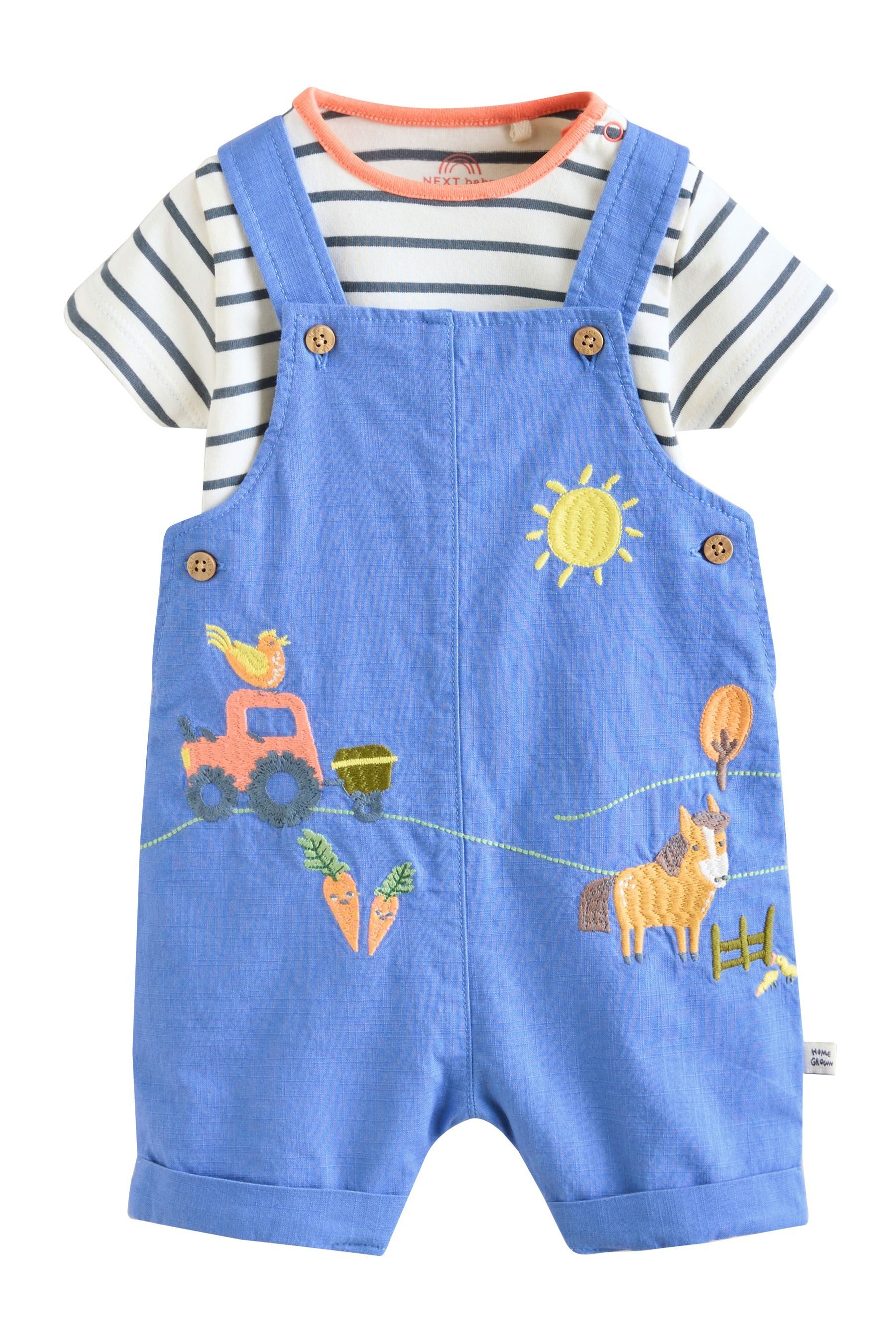 Next Body & Hose Latzhose und Body für Babys im Set (2-tlg)