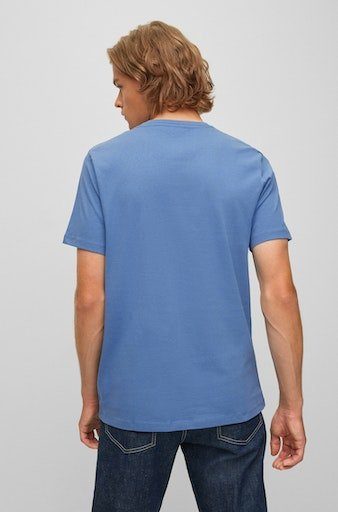 BOSS Tales blau T-Shirt ORANGE