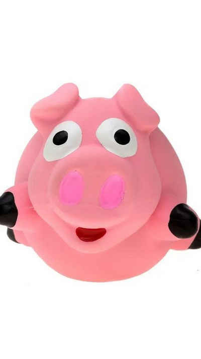 Comfy Tierquietschie Hundespielzeug Farm Ball Pig 9,5cm - Quietschende, Gummi & Latex, Sicher und robust