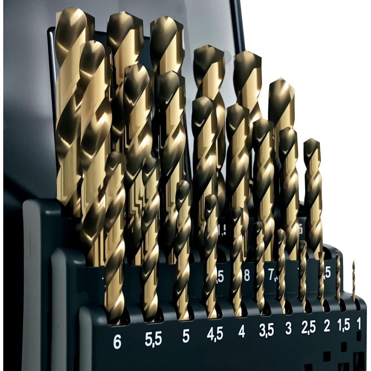 LuxusKollektion Metallbohrer Metallbohrer HSS M35 Cobalt 5 DIN338 Einheitsgröße set 5-Quality Plus