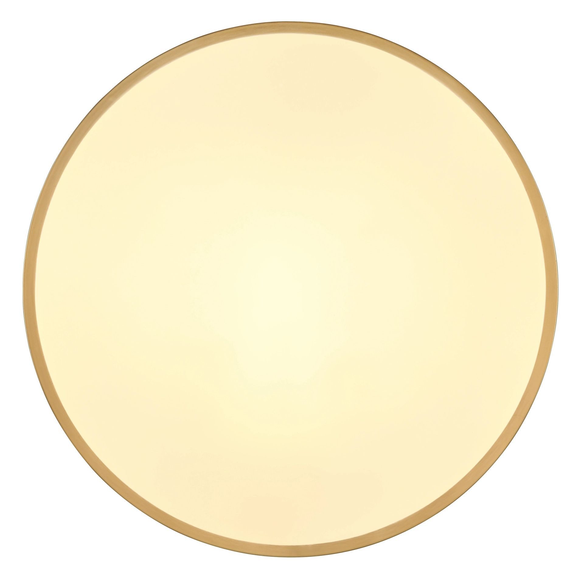 GLOBO LIGHTING LED Deckenleuchte TIBEY, LED fest integriert, Warmweiß, Runde Deckenlampe, Wohnzimmer, Flur, Durchmesser 45cm