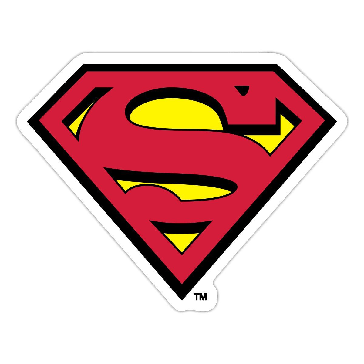 Spreadshirt Aufkleber DC Comics Superman Logo Original Sticker Aufkleber