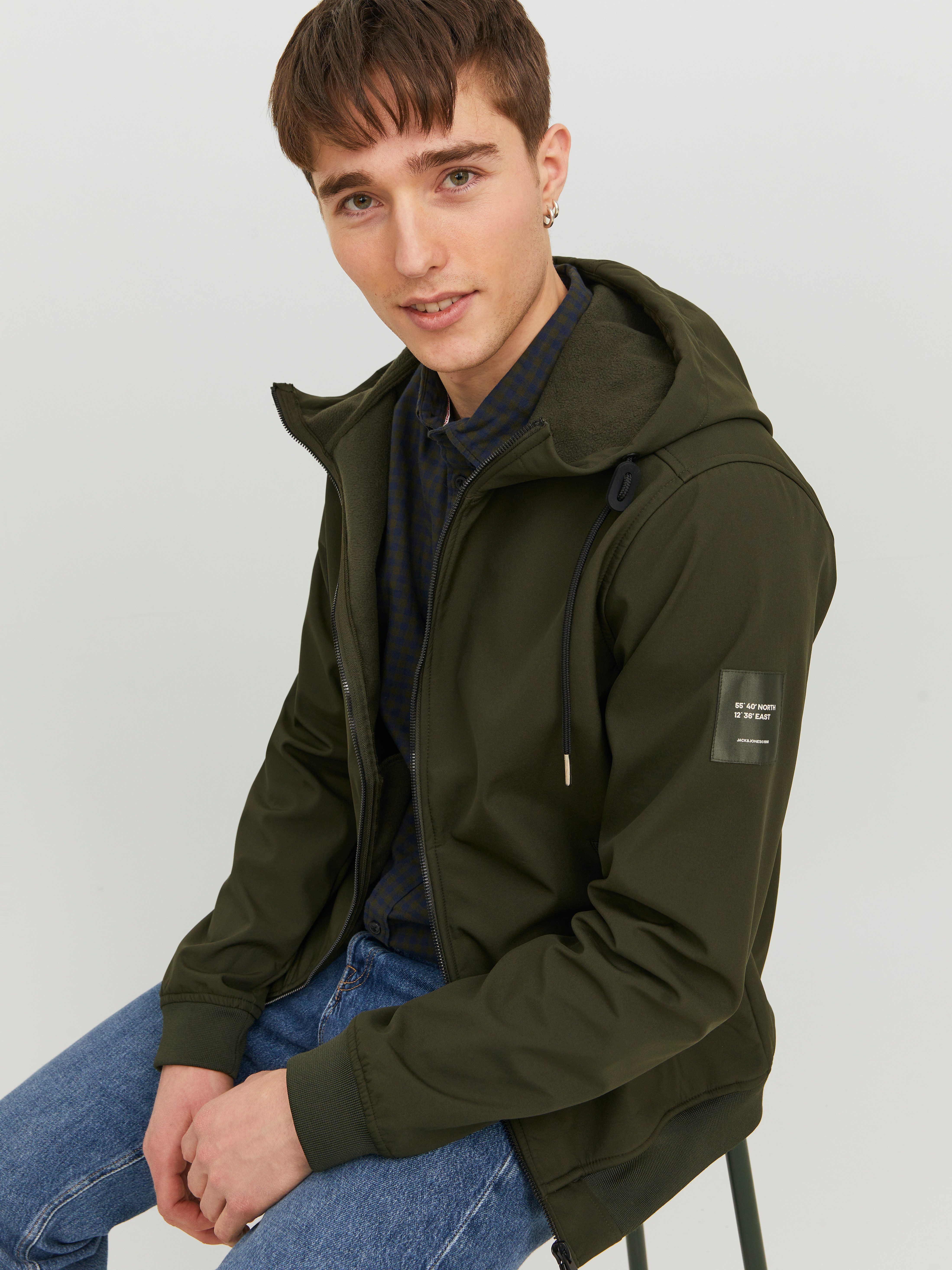 Jack & Jones Softshelljacke JJEBASIC mit wasserabweisender Funktion Kunstfaser, regular fit