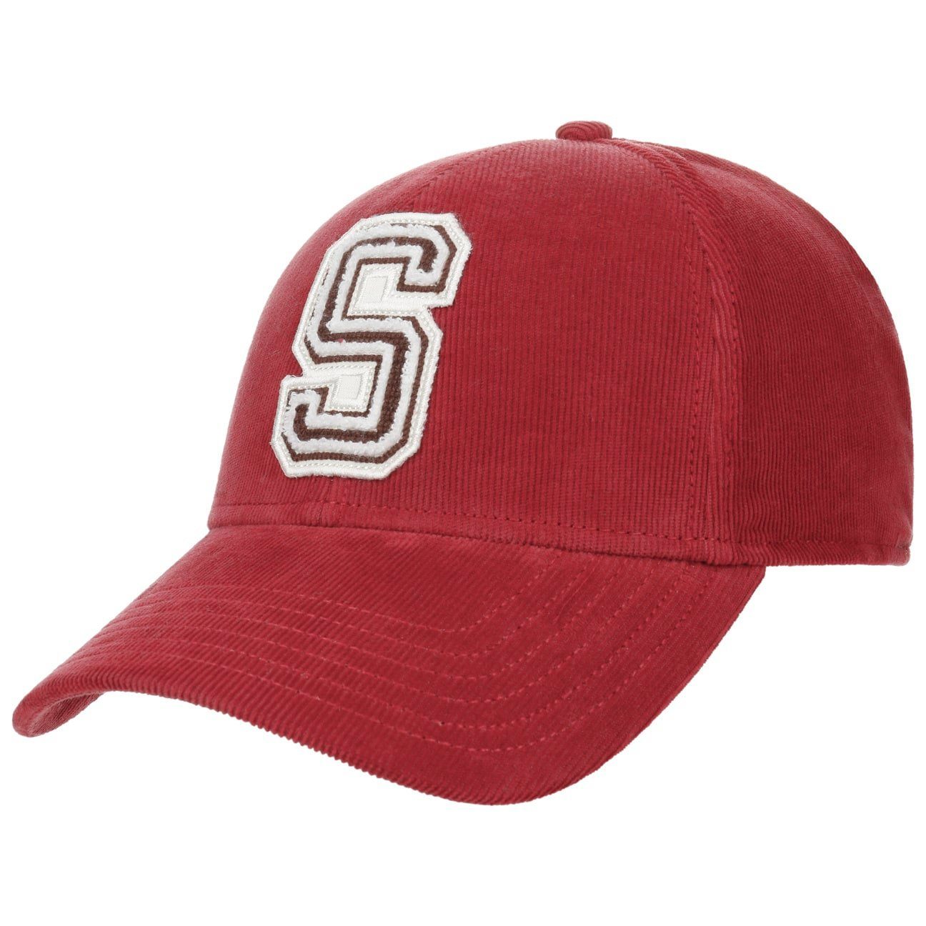 Stetson Baseball Cap (1-St) Basecap Metallschnalle rot