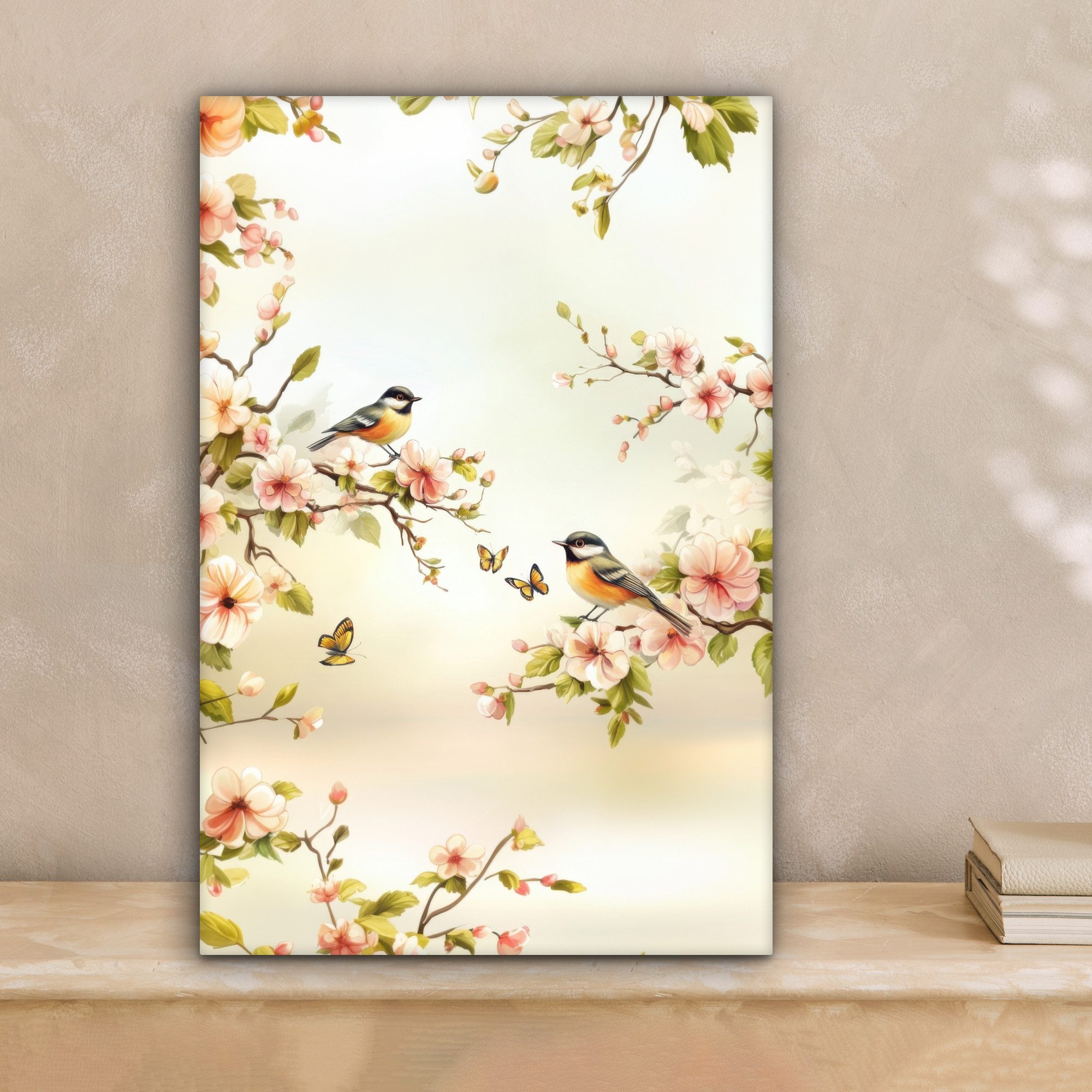 OneMillionCanvasses® Leinwandbild Äste - Blumen - günstig online kaufen