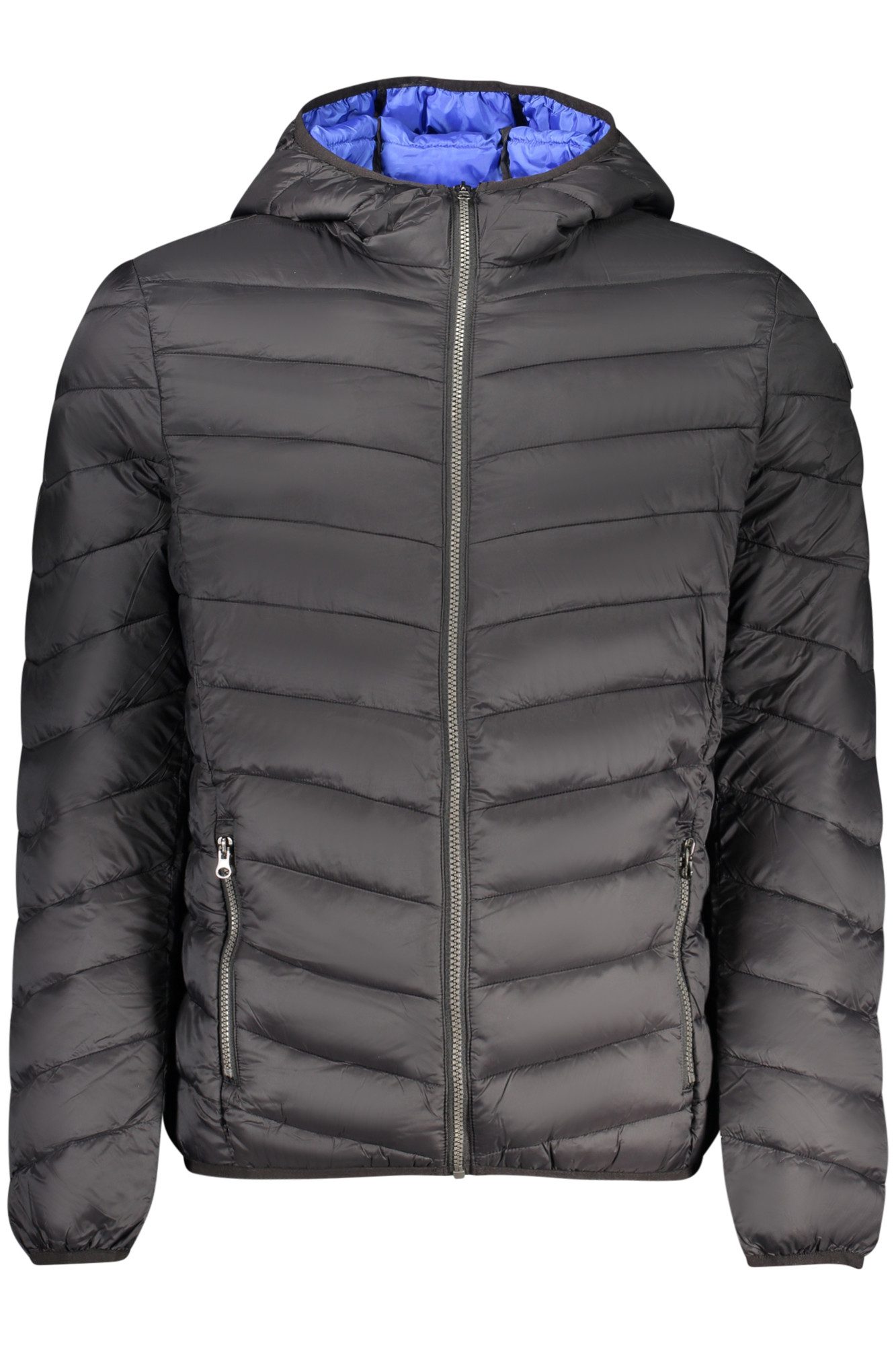 Marina Yachting Outdoorjacke Elegante Herrenjacke in Schwarz mit Kapuze und praktischem Stauraum