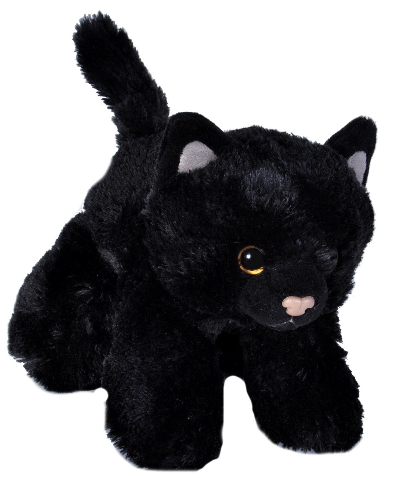 WILD REPUBLIC    Kuscheltier Wild Republic Katze schwarz 15 cm Stoffkatze P günstig online kaufen