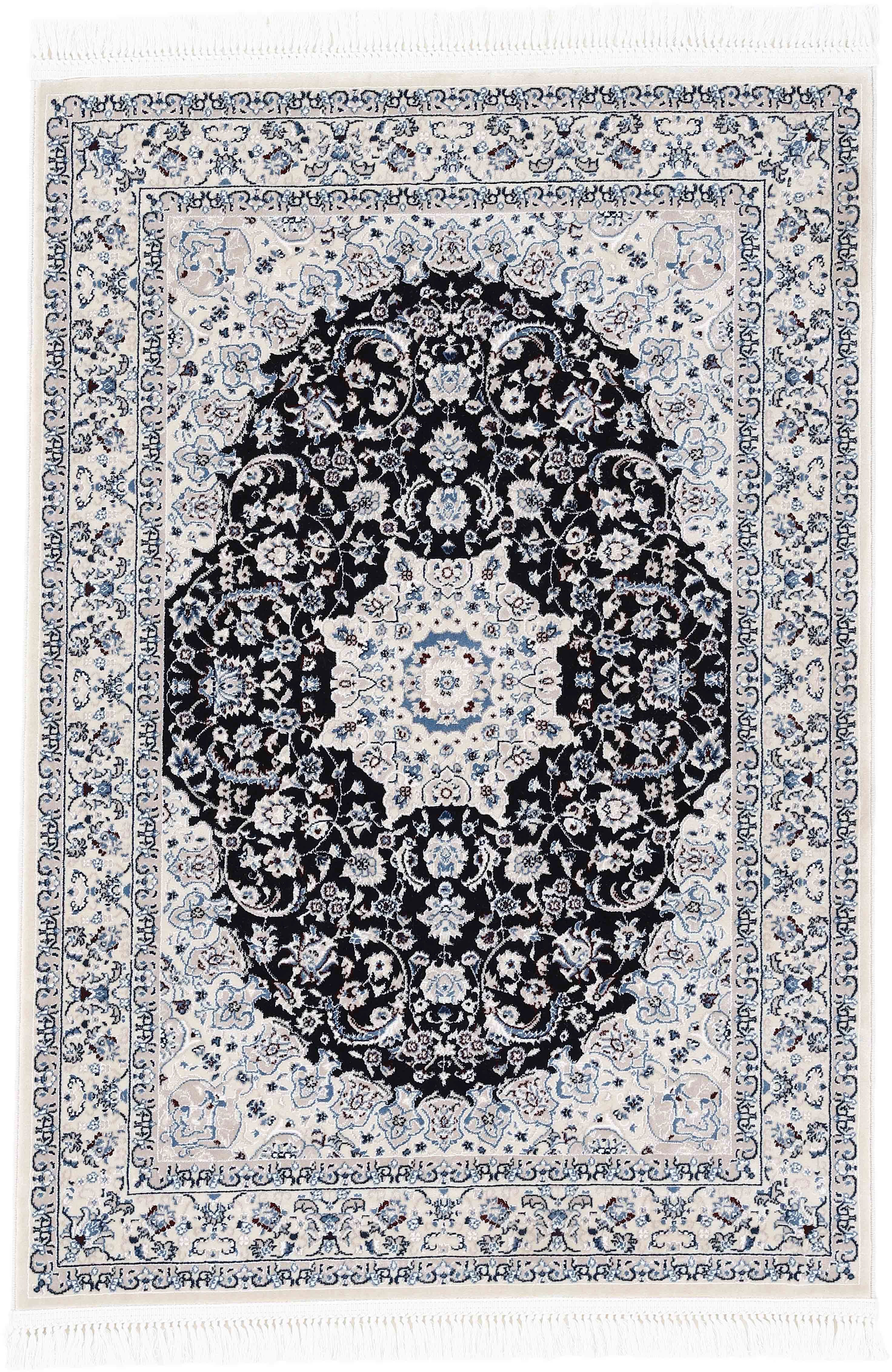 Teppich Nain Diane, carpetfine, rechteckig, Höhe: 8 mm, Kurzflorteppich, Orient  Look