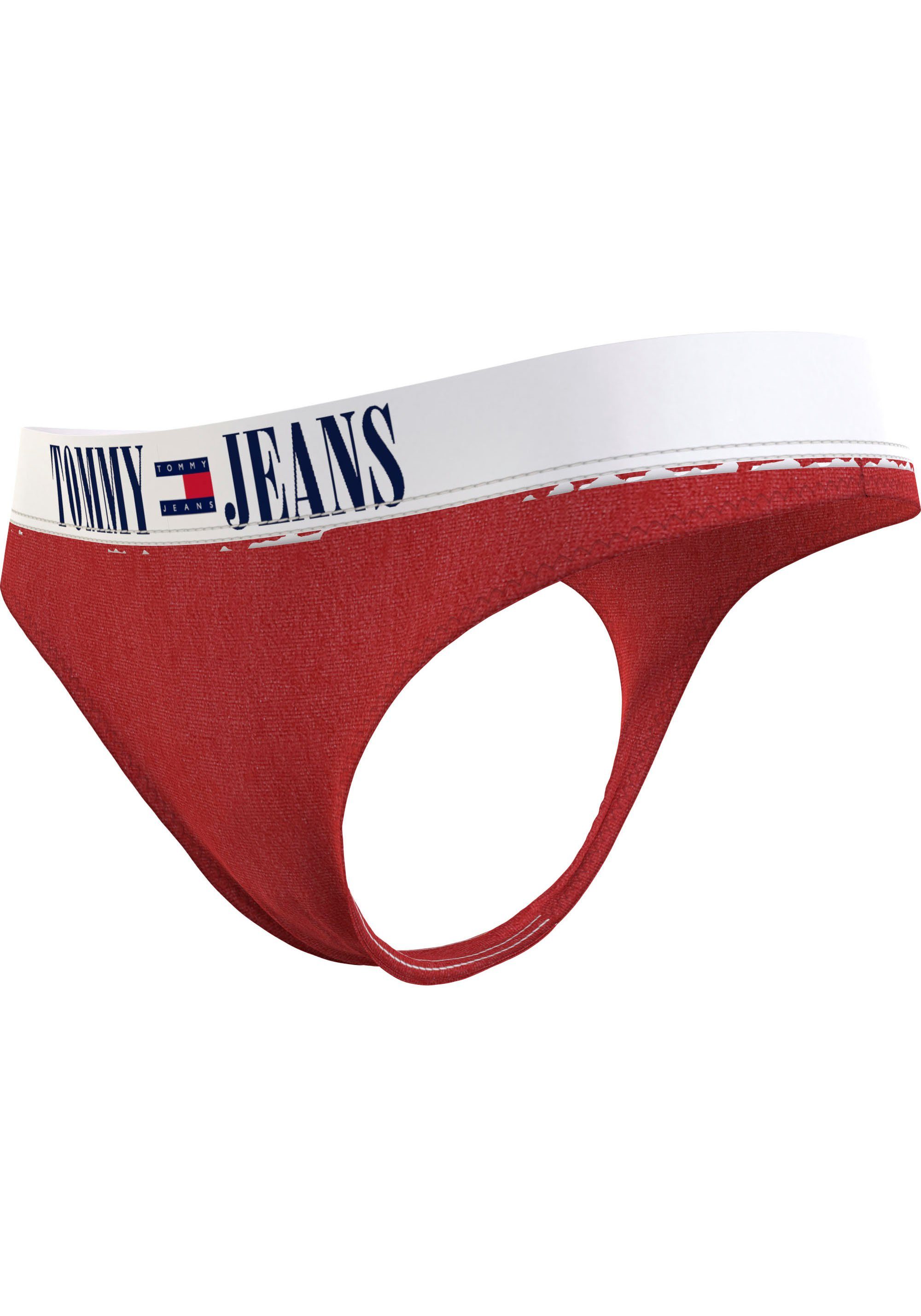 Underwear THONG Markenlabel mit Slip Deep-Crimson Tommy Hilfiger Tommy (EXT SIZES) Hilfiger