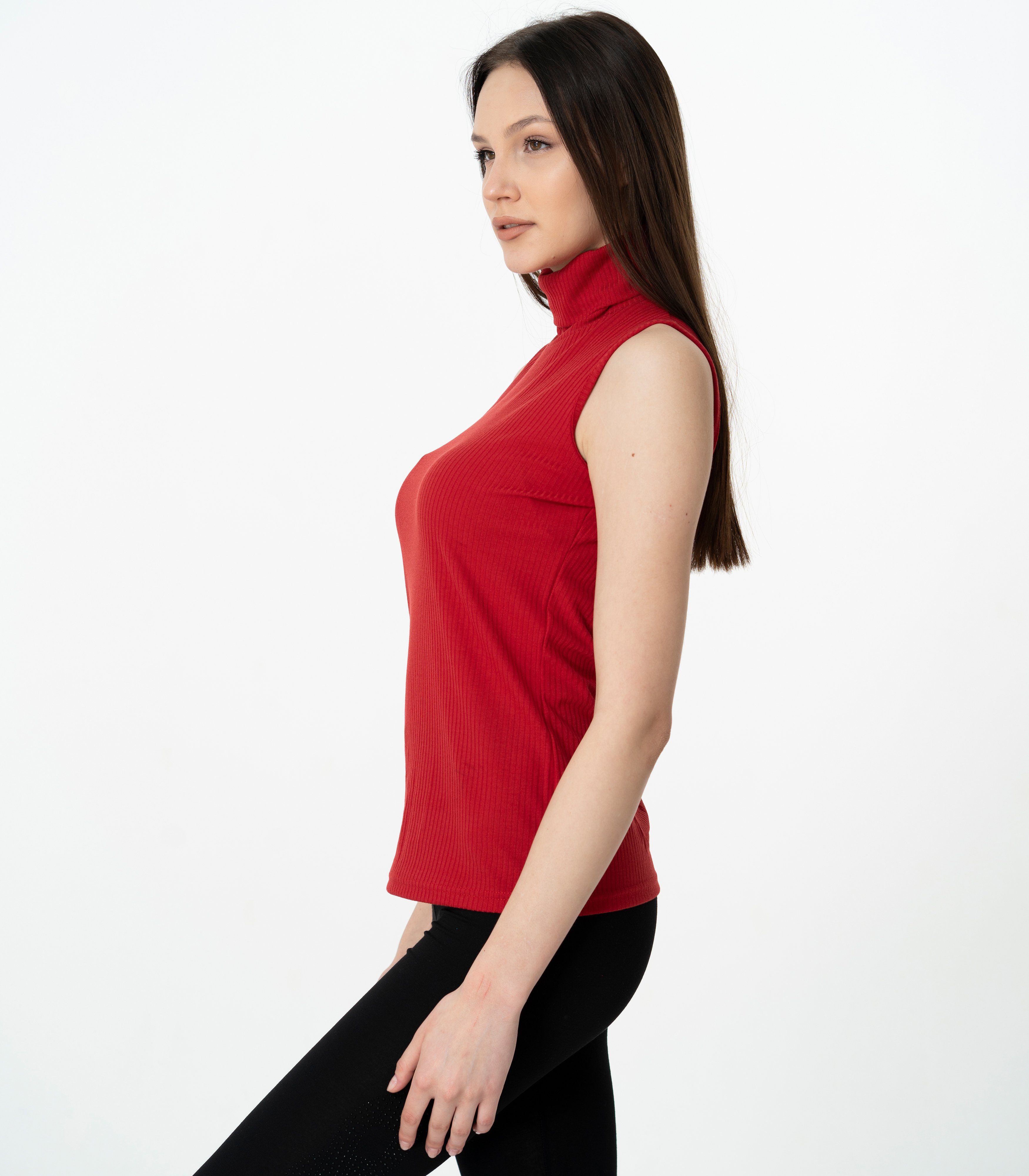 Mellice Rollkragenshirt Damen Ärmellos Shirt mit Rollkragen günstig online kaufen