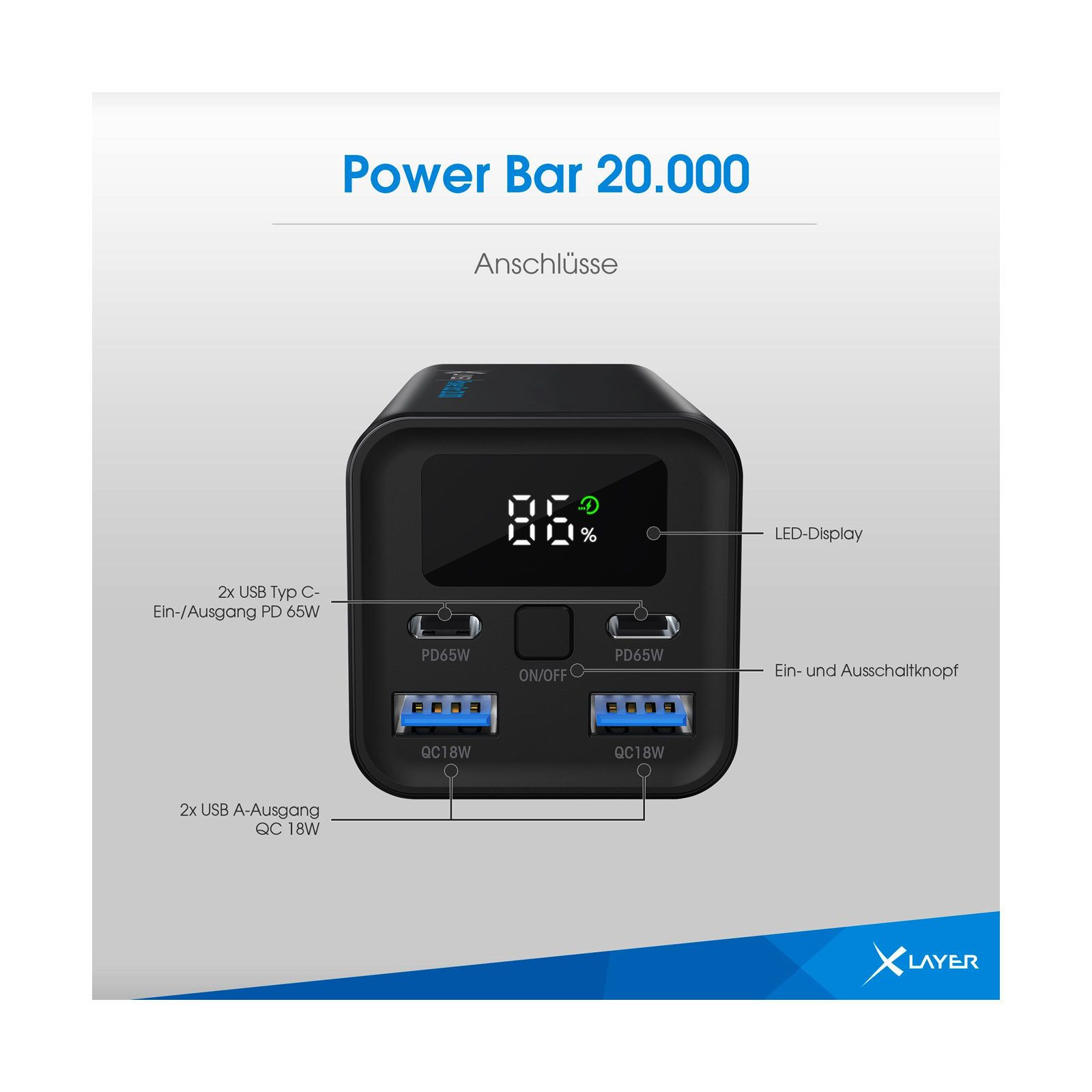 XLAYER Power Bar Akku