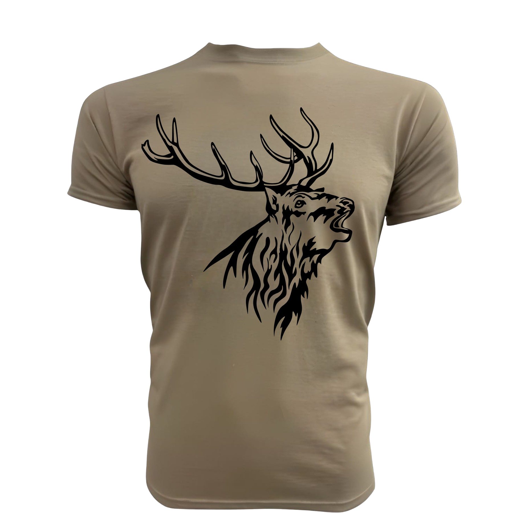 PAULGOS Print-Shirt Herren T-Shirt "Hirschkopf" günstig online kaufen