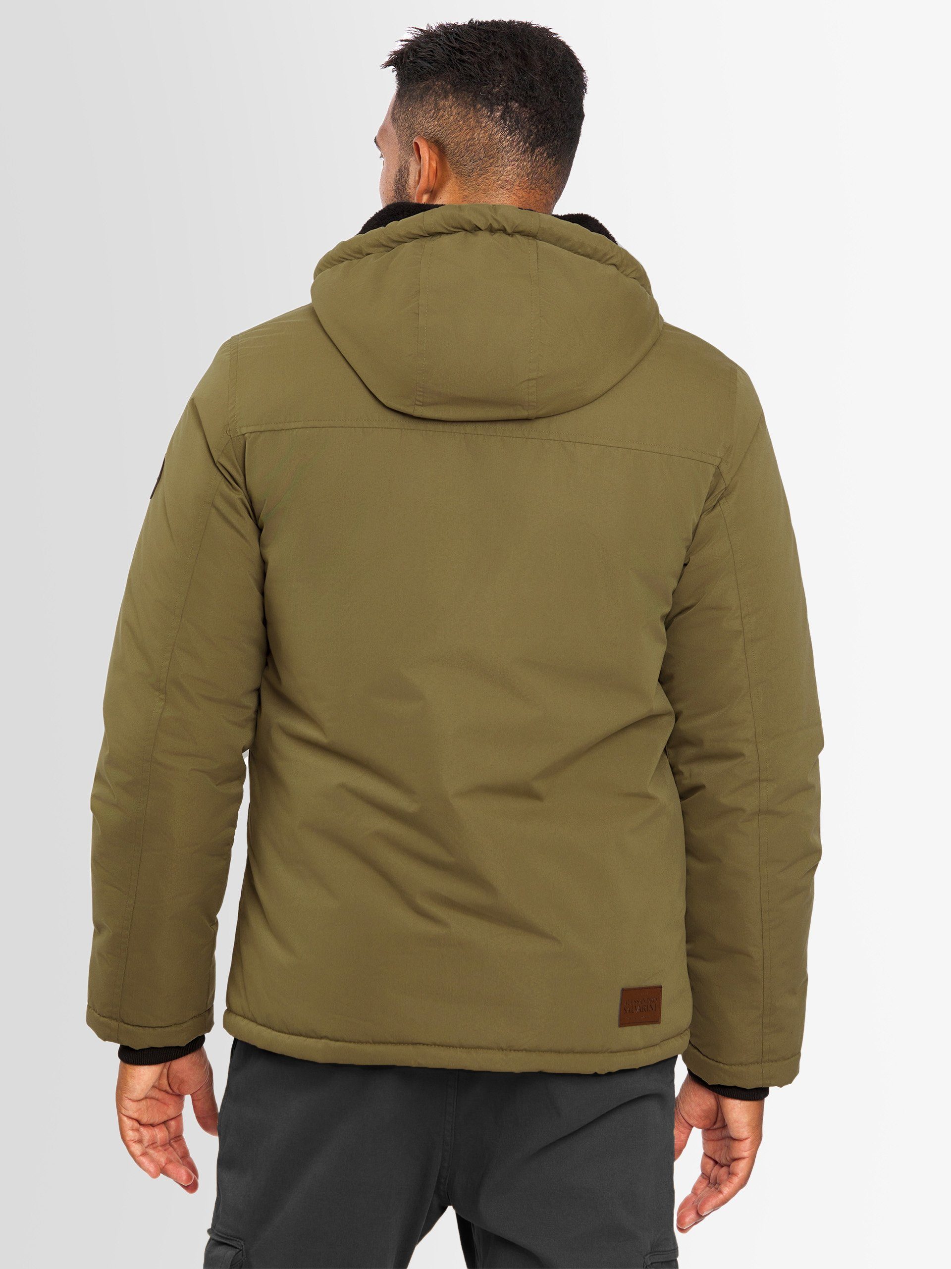 Alessandro Salvarini Winterjacke ASLighty innen komplett mit warmem Teddyfell