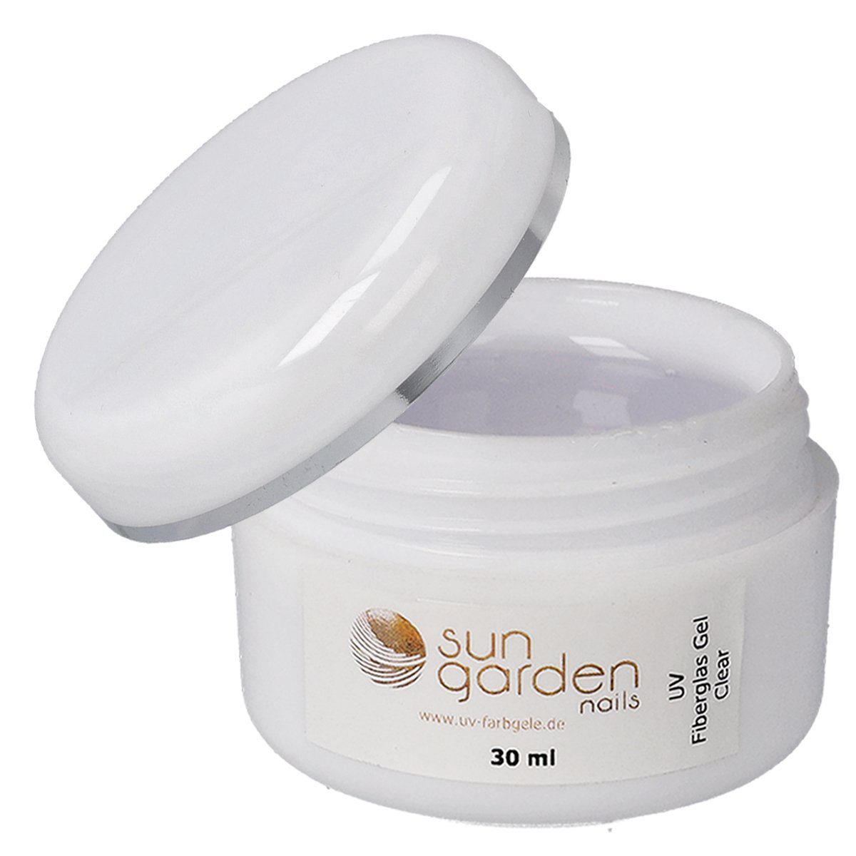 Sun Garden Nails UV-Gel 2 x 30 ml UV Fiberglas Gel Klar, mittel bis dickviskoses Gel