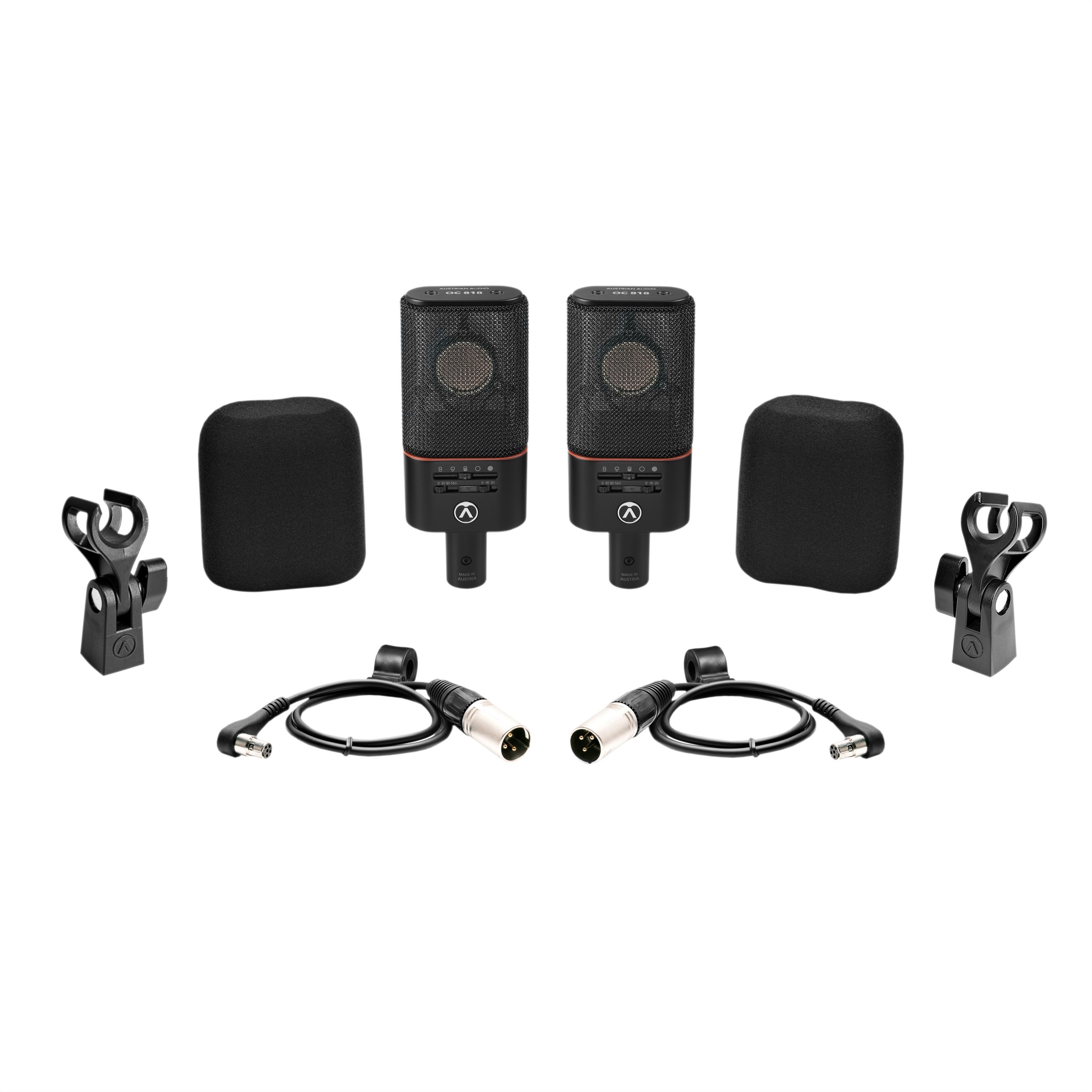 Austrian Audio Mikrofon, OC818 Black Dual Set Go - Stereomikrofon