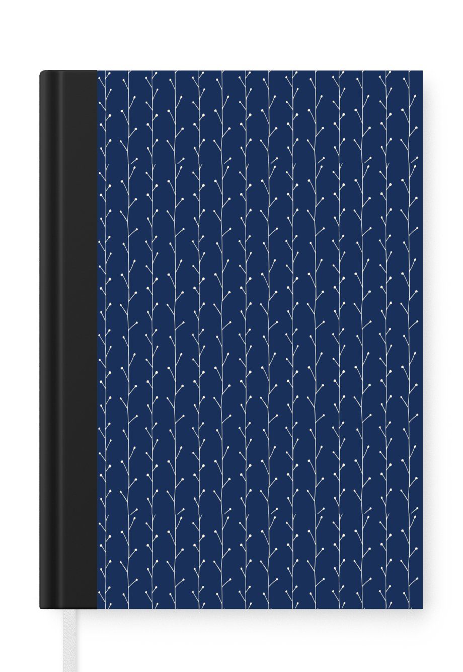 Pflanzen - Journal, A5, - Tagebuch, Seiten, Japan, MuchoWow Merkzettel, Notizbuch Haushaltsbuch Muster Notizheft, 98