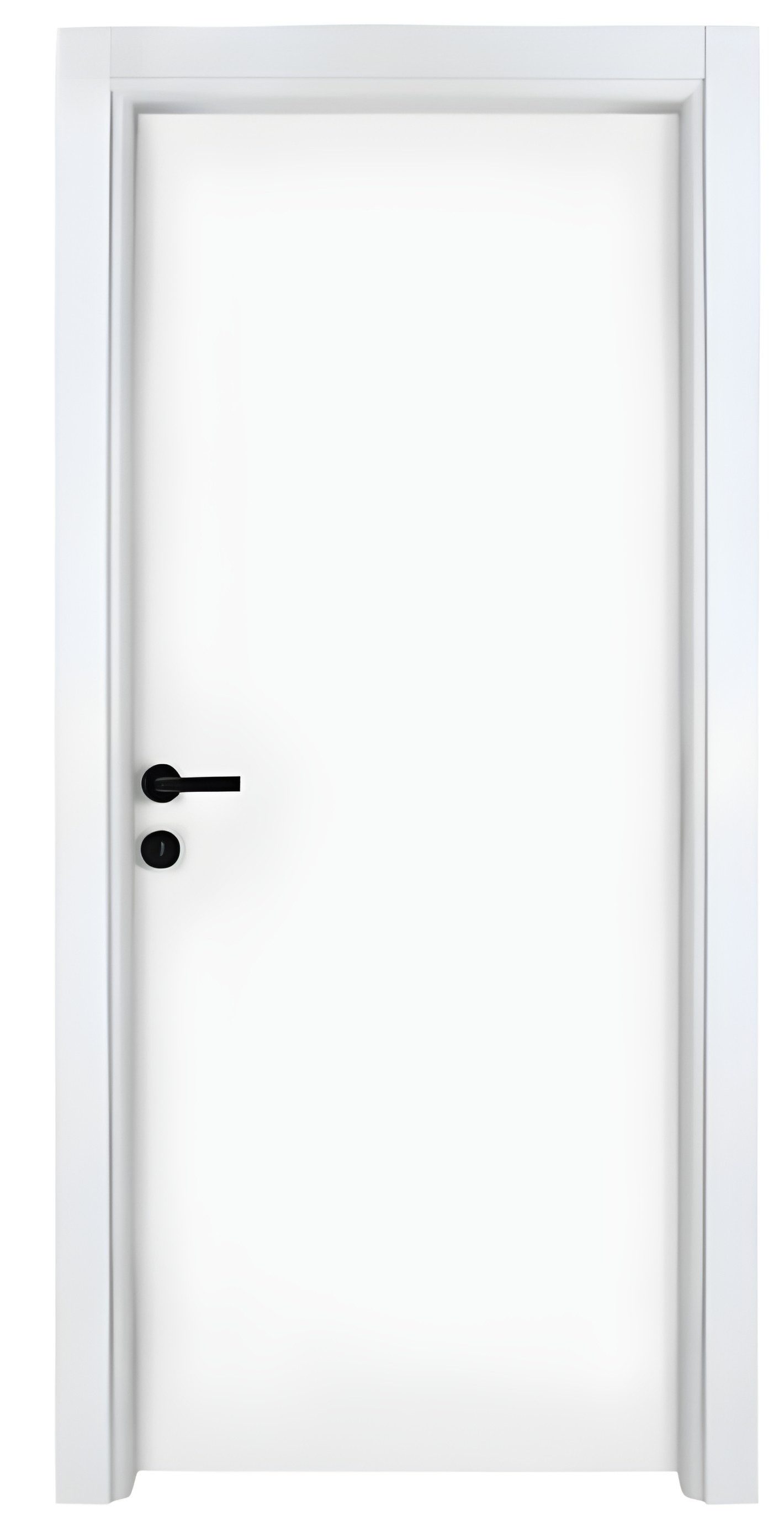 JVmoebel Zimmertür Weiße PVC-Holztür mit modernem Design und Sicherheitsfunktion