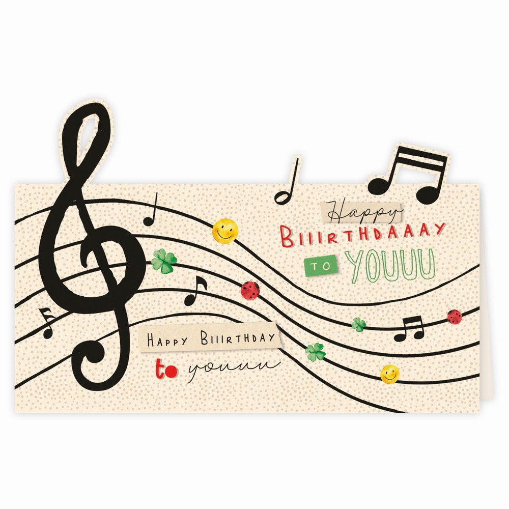 Skorpion Geburtstagskarten Glückwunschkarte - Happy Birthday to youuu - mit Umschlag