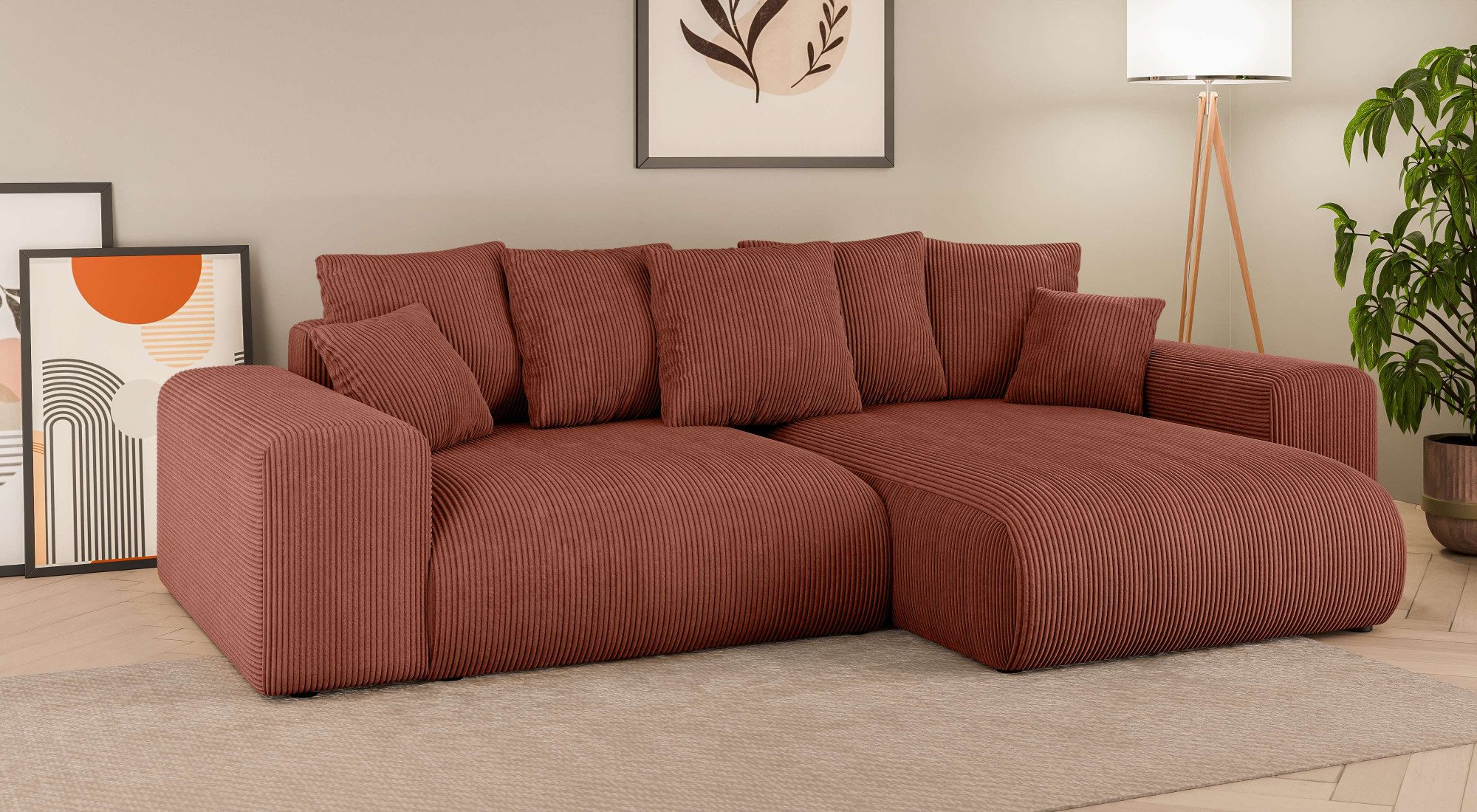 Home affaire Ecksofa LAKESIDE mit Bettfunktion günstig online kaufen
