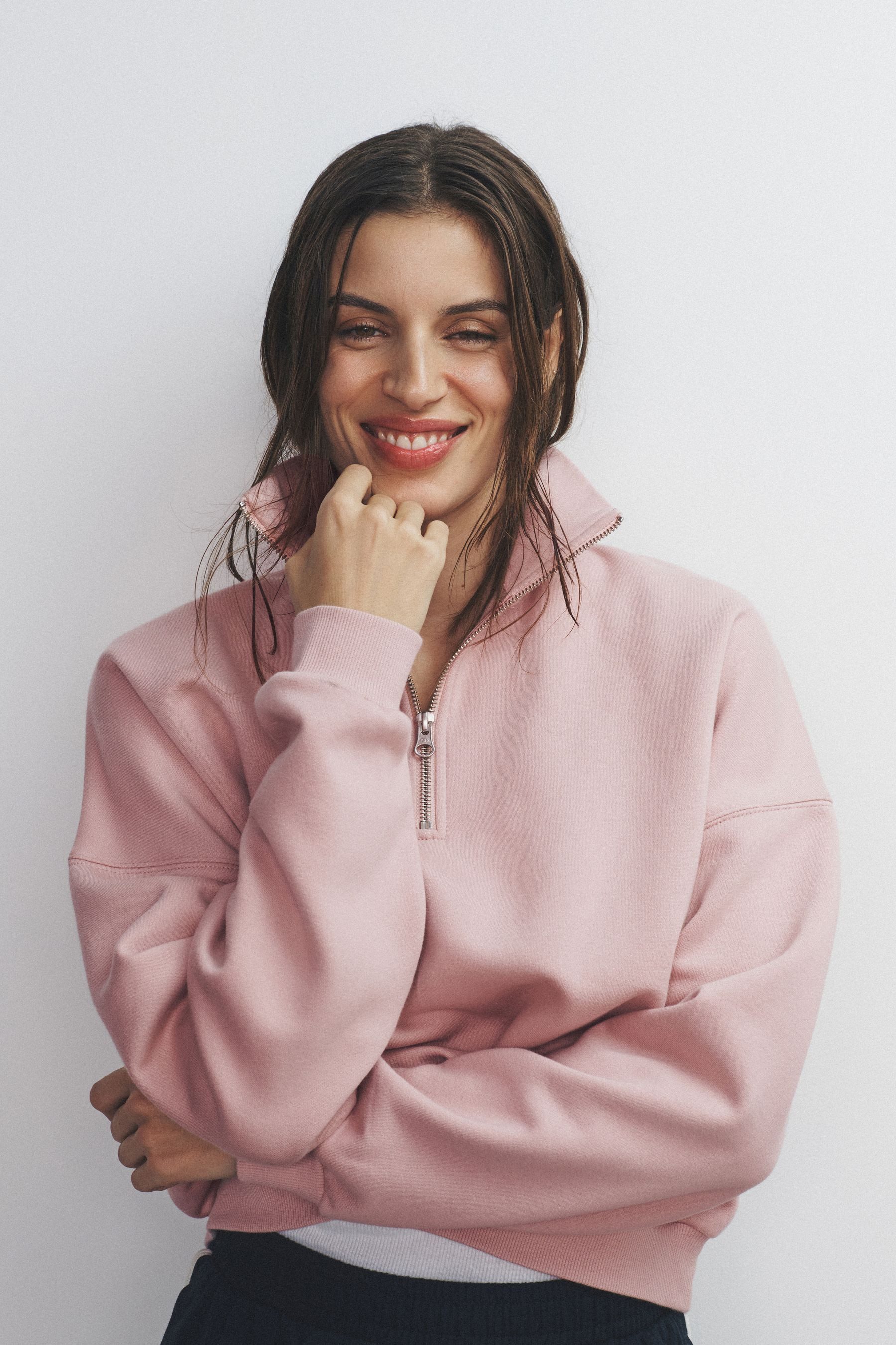 The Set Sweater The Set Sweatshirts mit 1/4-RV, 2er-Pack (2-tlg)