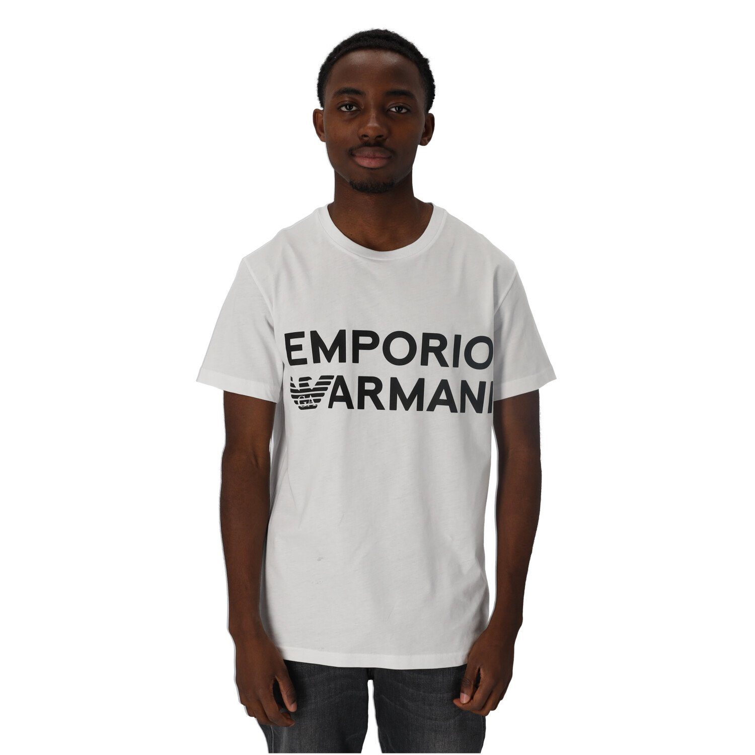 Emporio Armani T-Shirt weiß T-Shirt (1-tlg)