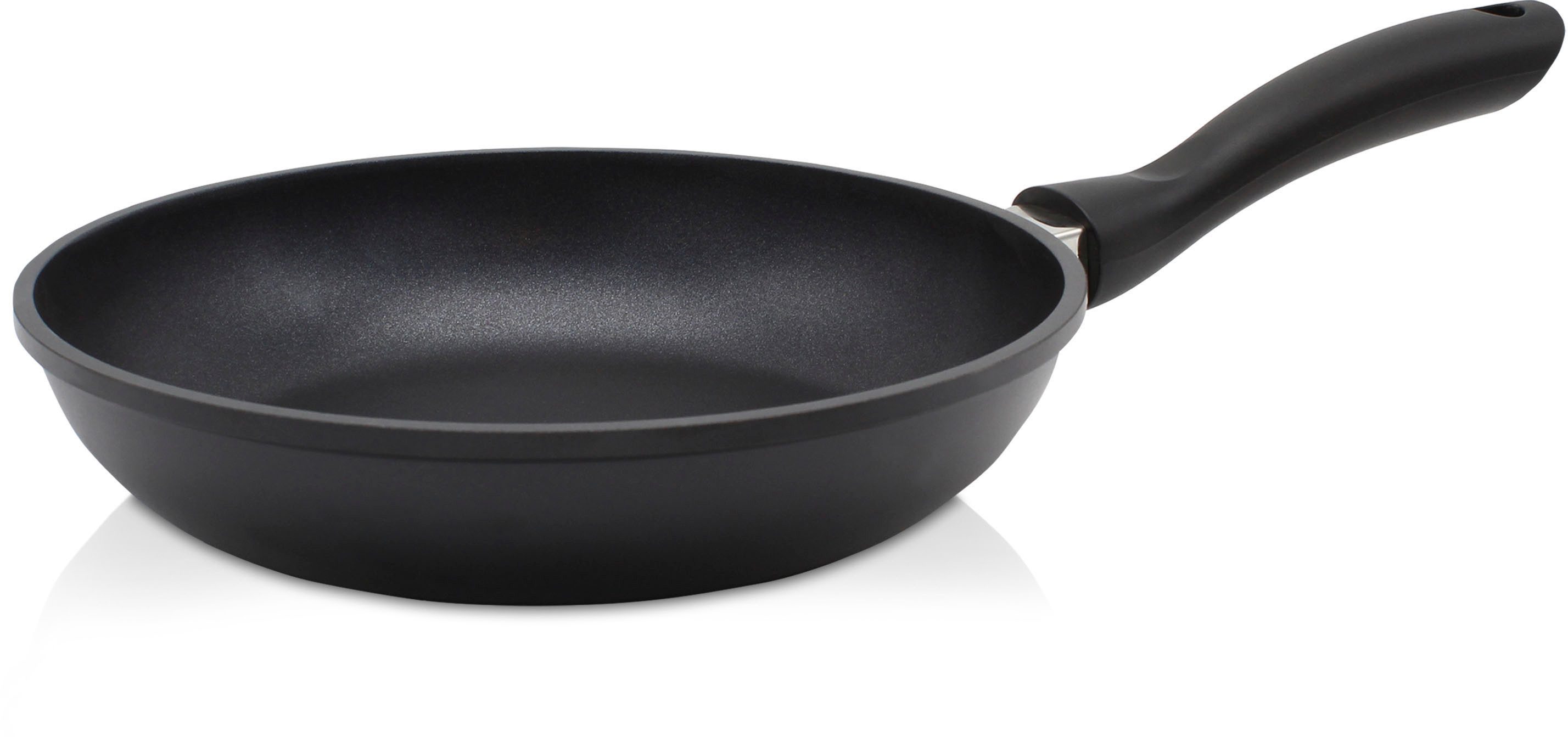 Krüger Bratpfanne Aluguss Pfanne flach LEIPZIG, Aluminiumguss (1-tlg), hochwertige Antihaft-Versiegelung