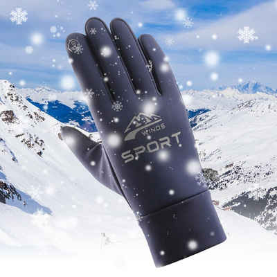 Lapalife Fleecehandschuhe »Herren Damen Thermo Warm Radfahren Handschuhe,Winter Skihandschuhe« (Packung) Touchscreen, Wasserdicht Winddicht