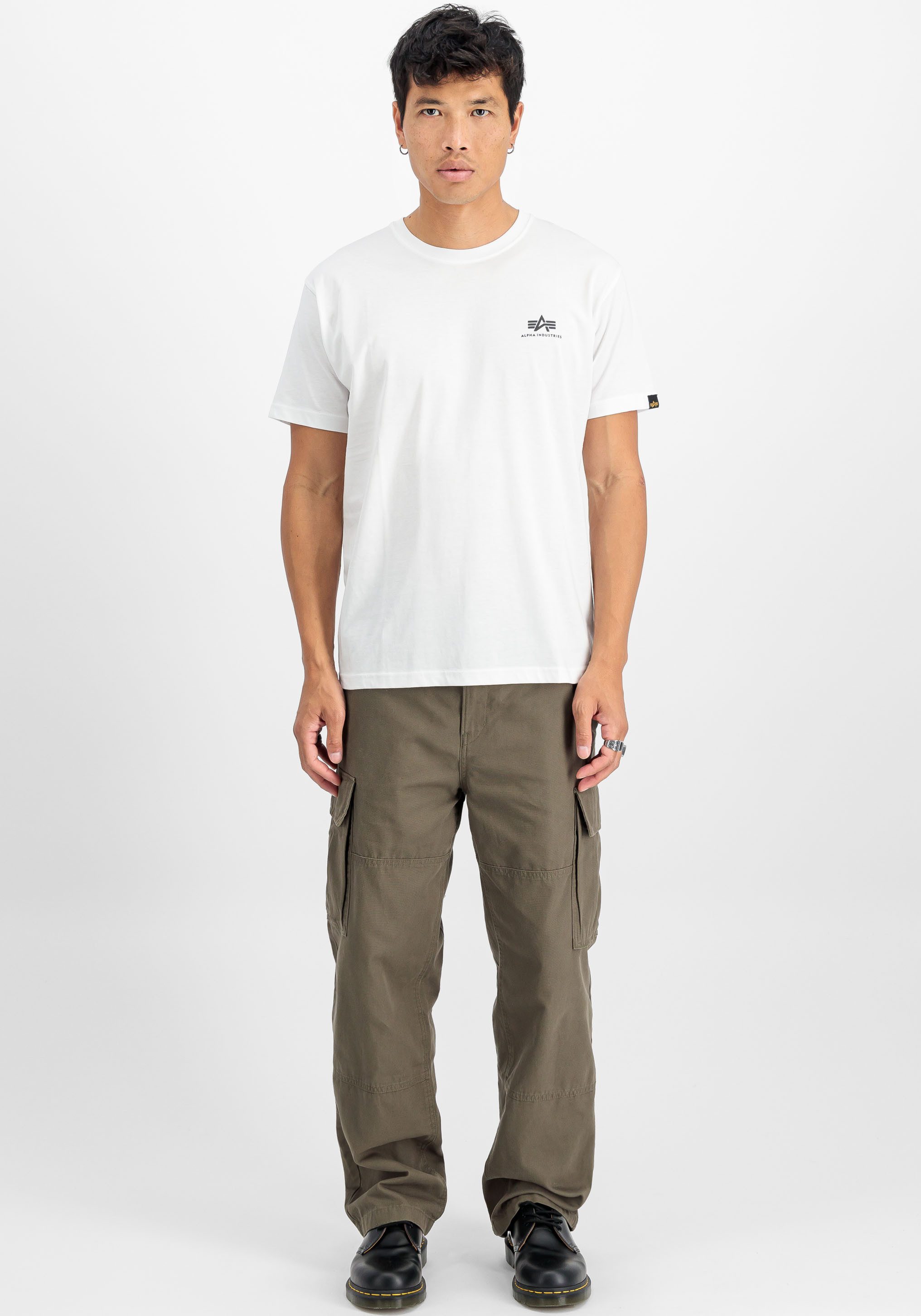 Alpha Industries Rundhalsshirt Basic T Small Logo 2 Pack (Set, 2-tlg) günstig online kaufen