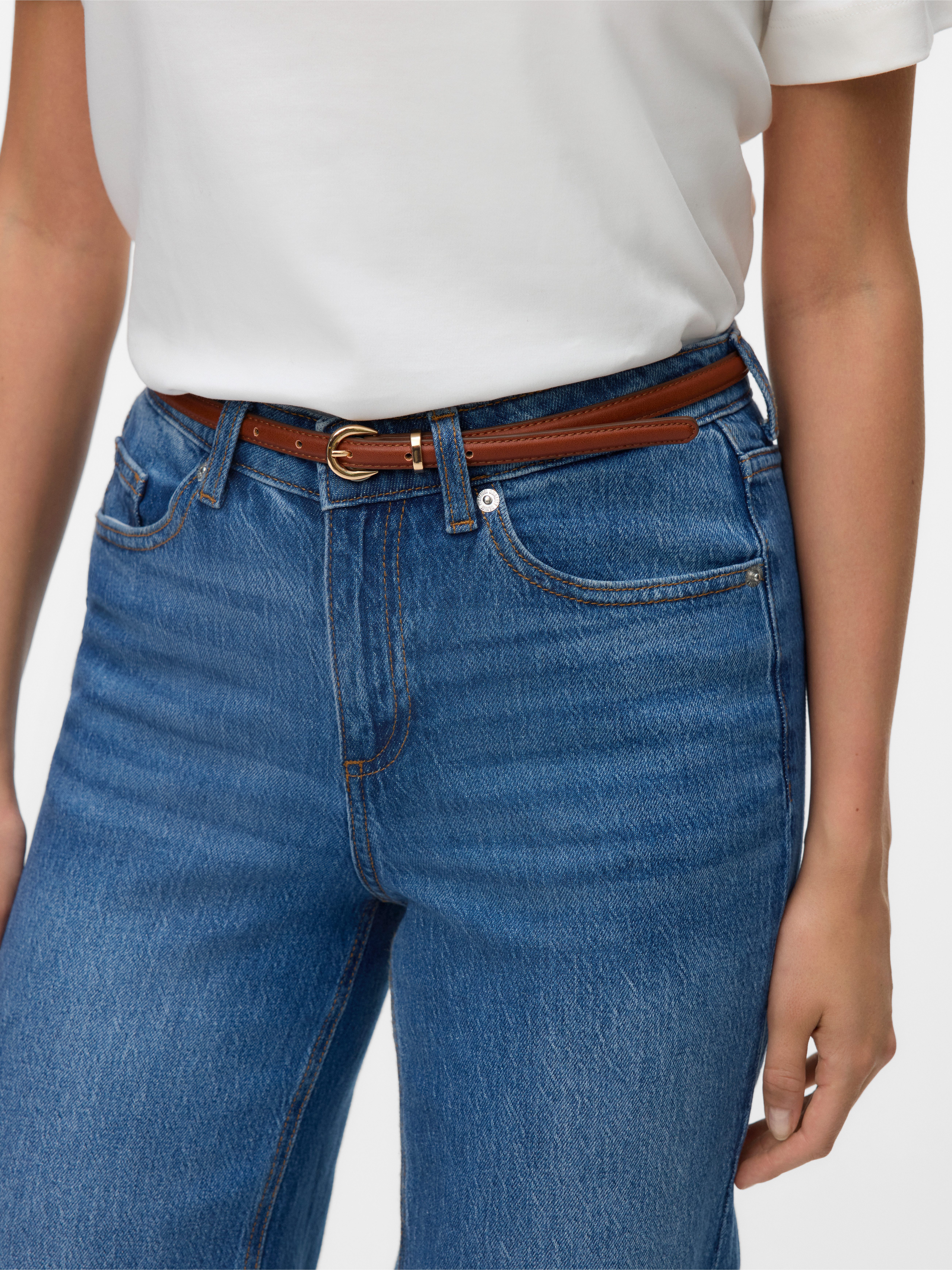 Vero Moda Taillengürtel VMKATJA COATED BELT 2-PACK NOOS (Packung, 2-St)