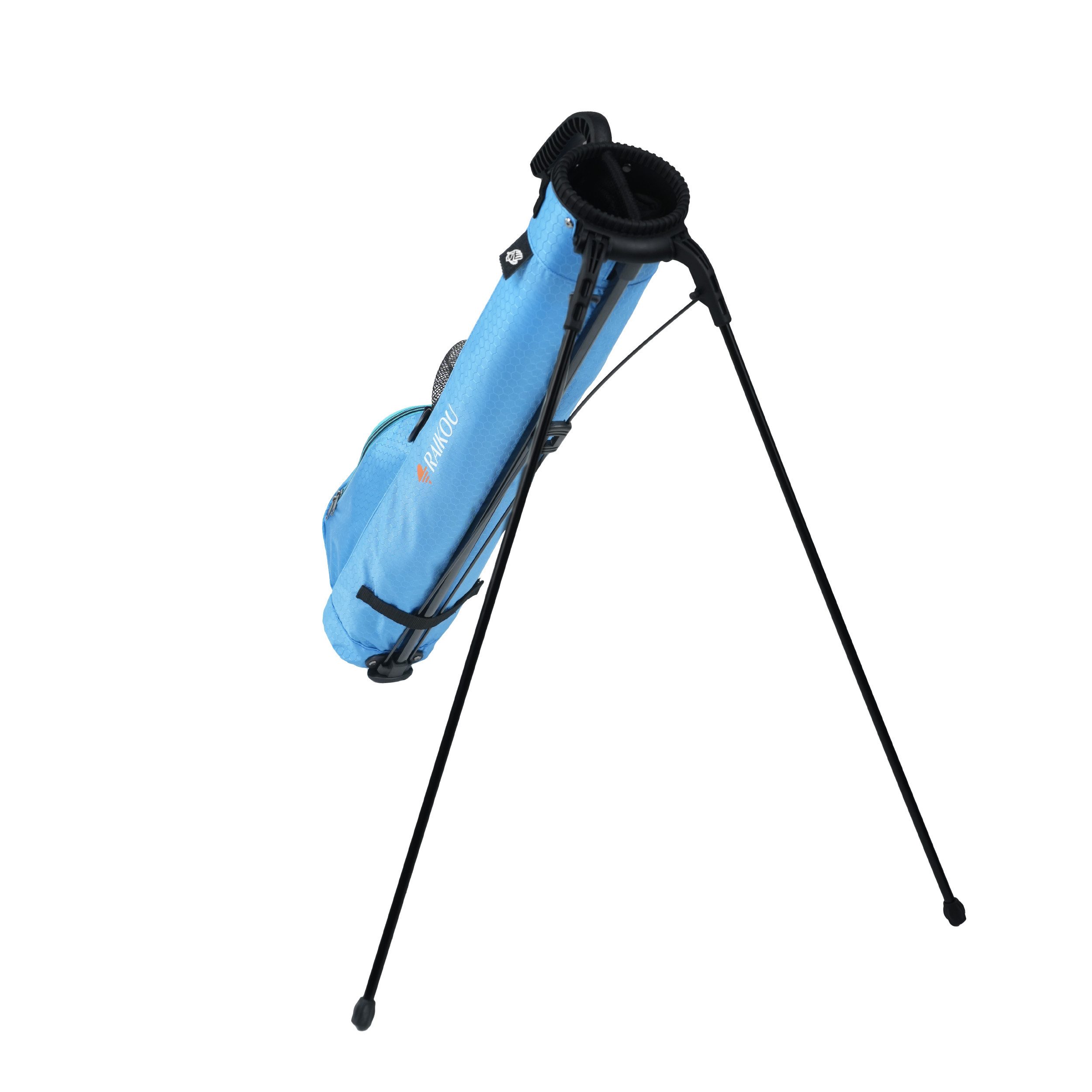 RAIKOU Golfballtasche Golf Standbag leicht & kompakt, Tragegurt, wasserabweisend (Packung), 2 Сумки, 2-fach Divider, Pink/Blau