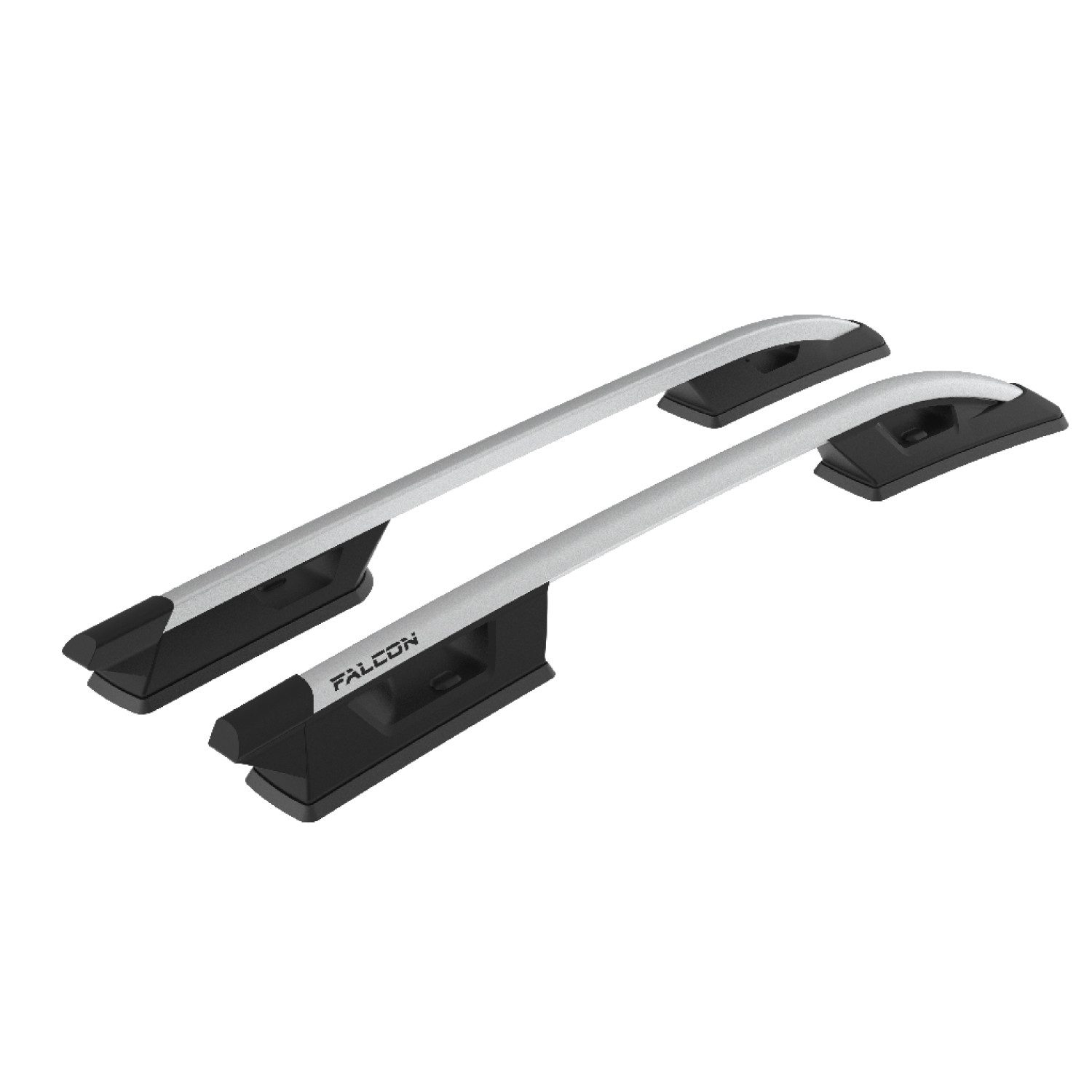 TURTLE Dachbox-Halterung TURTLE kompatibel mit Toyota Hilux 2005-2014 Falcon Dachreling