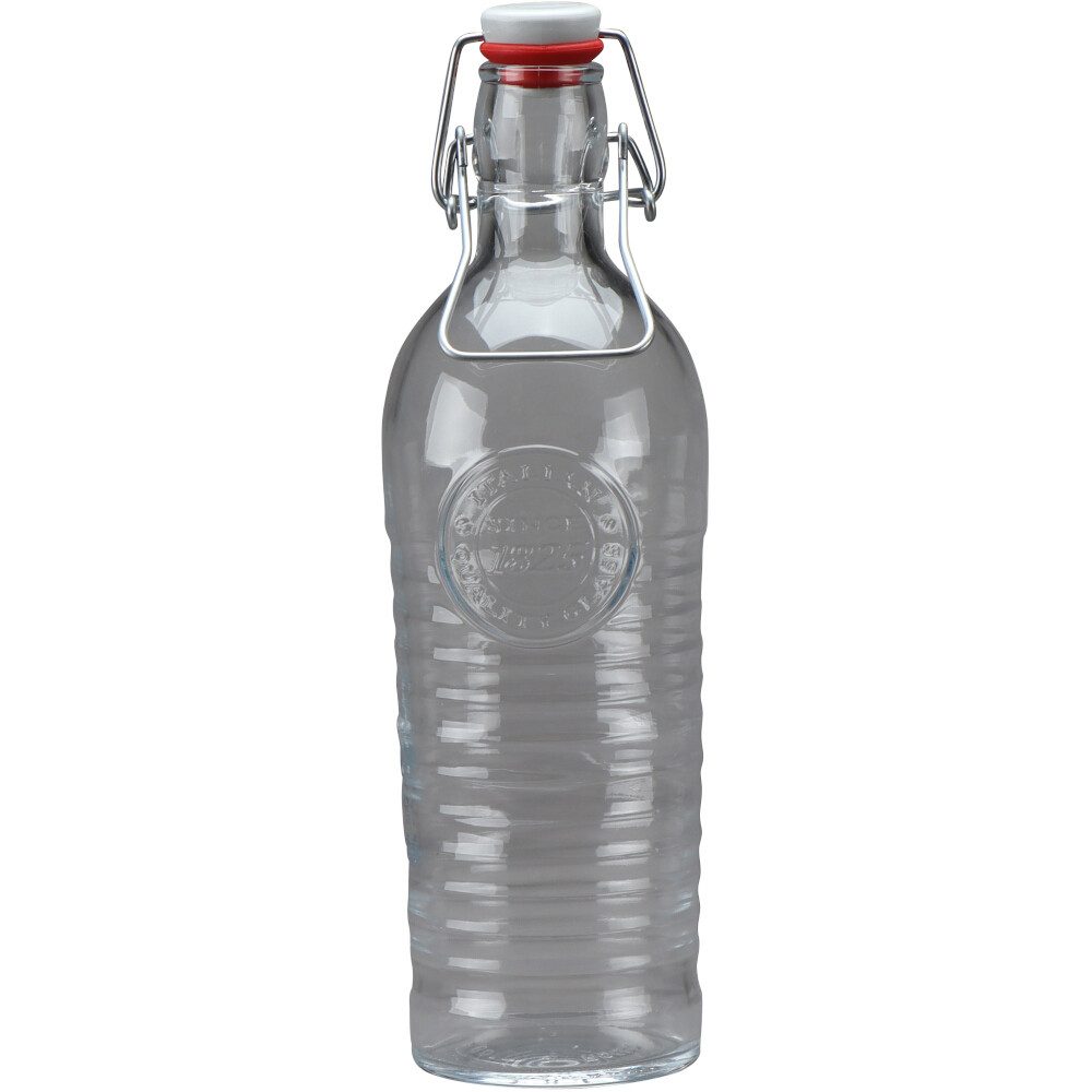 Siena Garden Trinkflasche Bügelflasche "Cucinare" 1,2 l Officina rund
